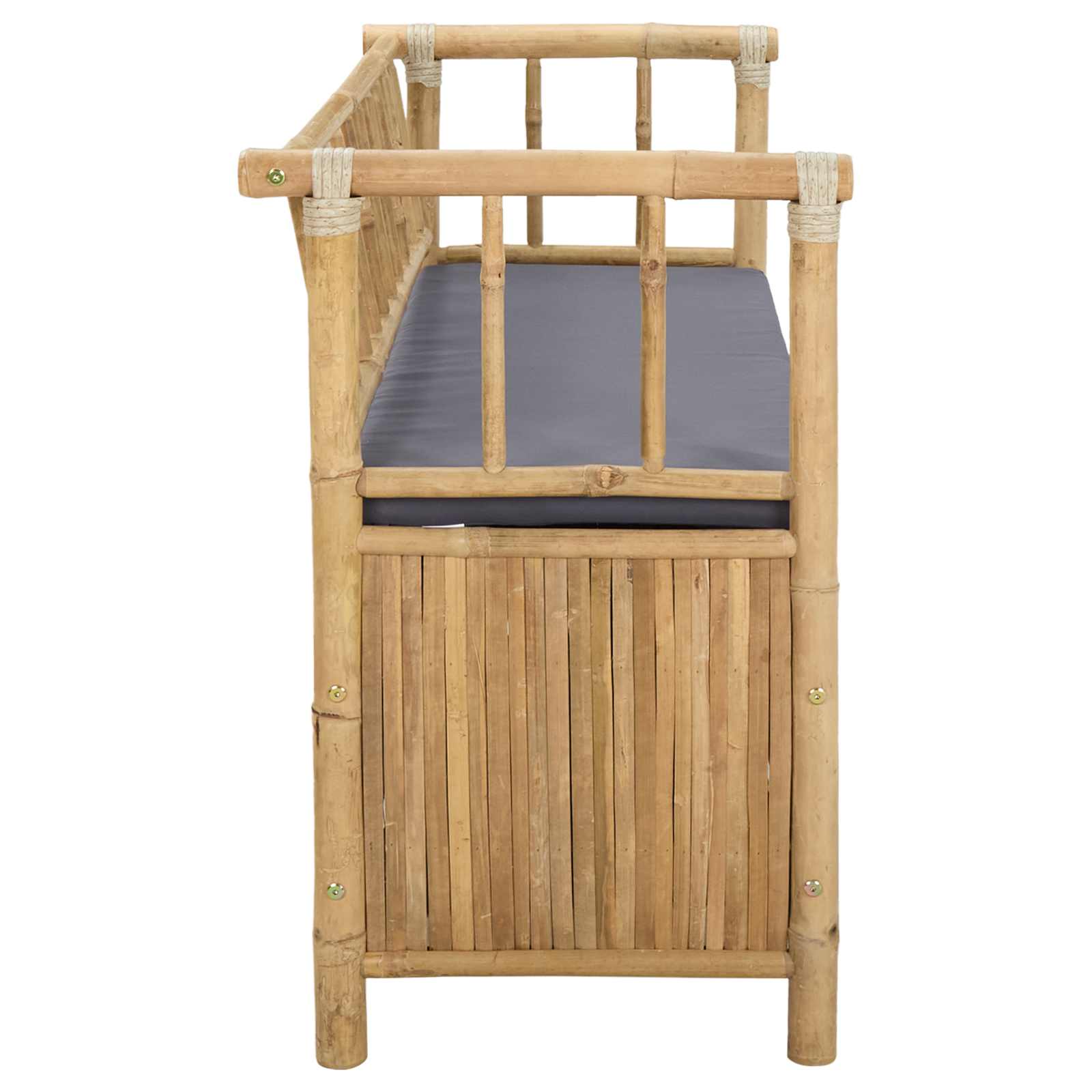 Dārza uzglabāšanas sols dabīga 110 x 47 x 80 cm bambuss