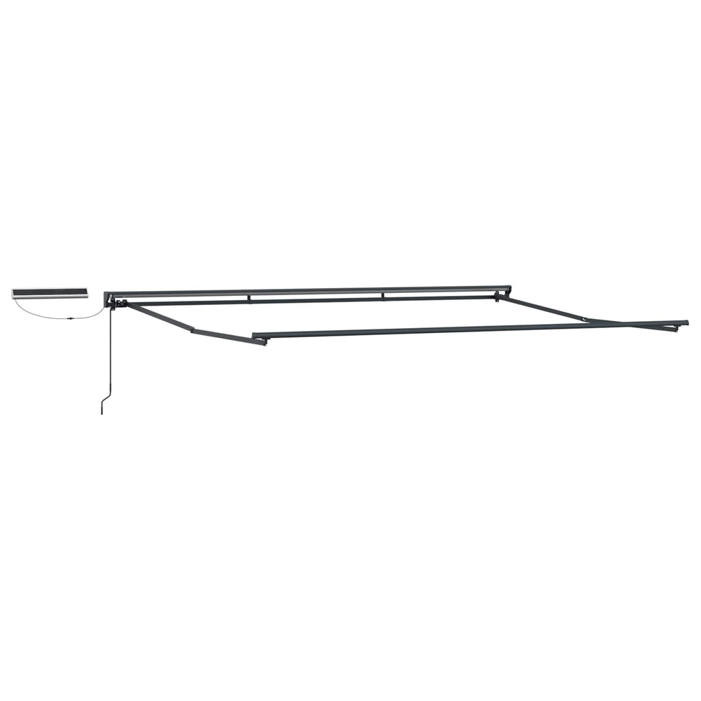 Electric Retractable Awning Anthracite 4.5 × 3.5 m