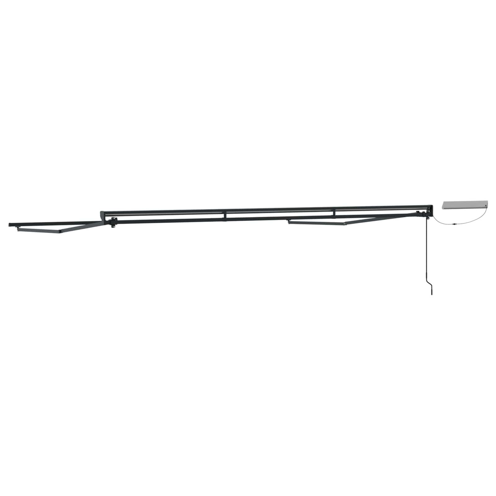 Electric Retractable Awning Anthracite 4.5 × 3.5 m