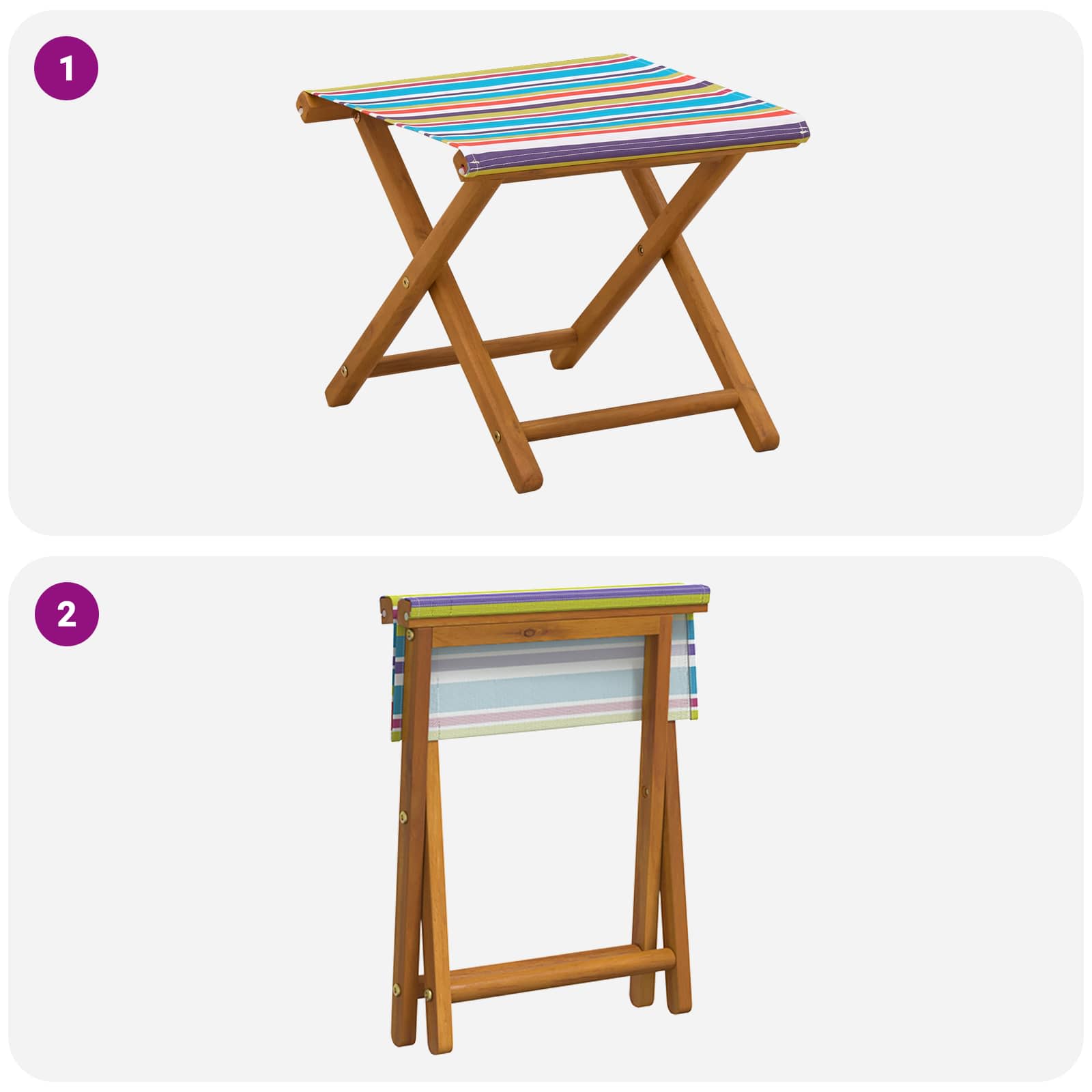 Gulintojas 2 pcs Kietas eukalipto medis Įvairiaspalvis