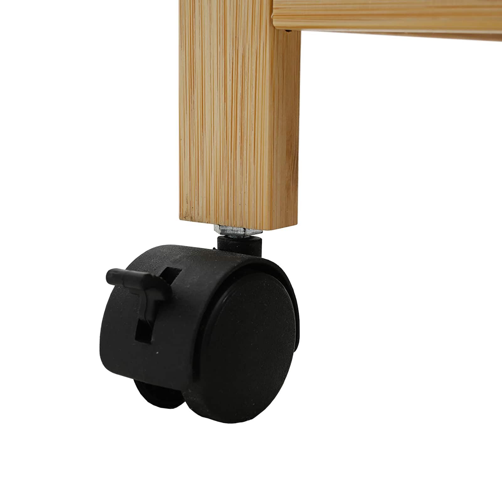 Virtuves ratiņi ar riteņiem Dabīga 60 x 18 x 97 cm Bambuss