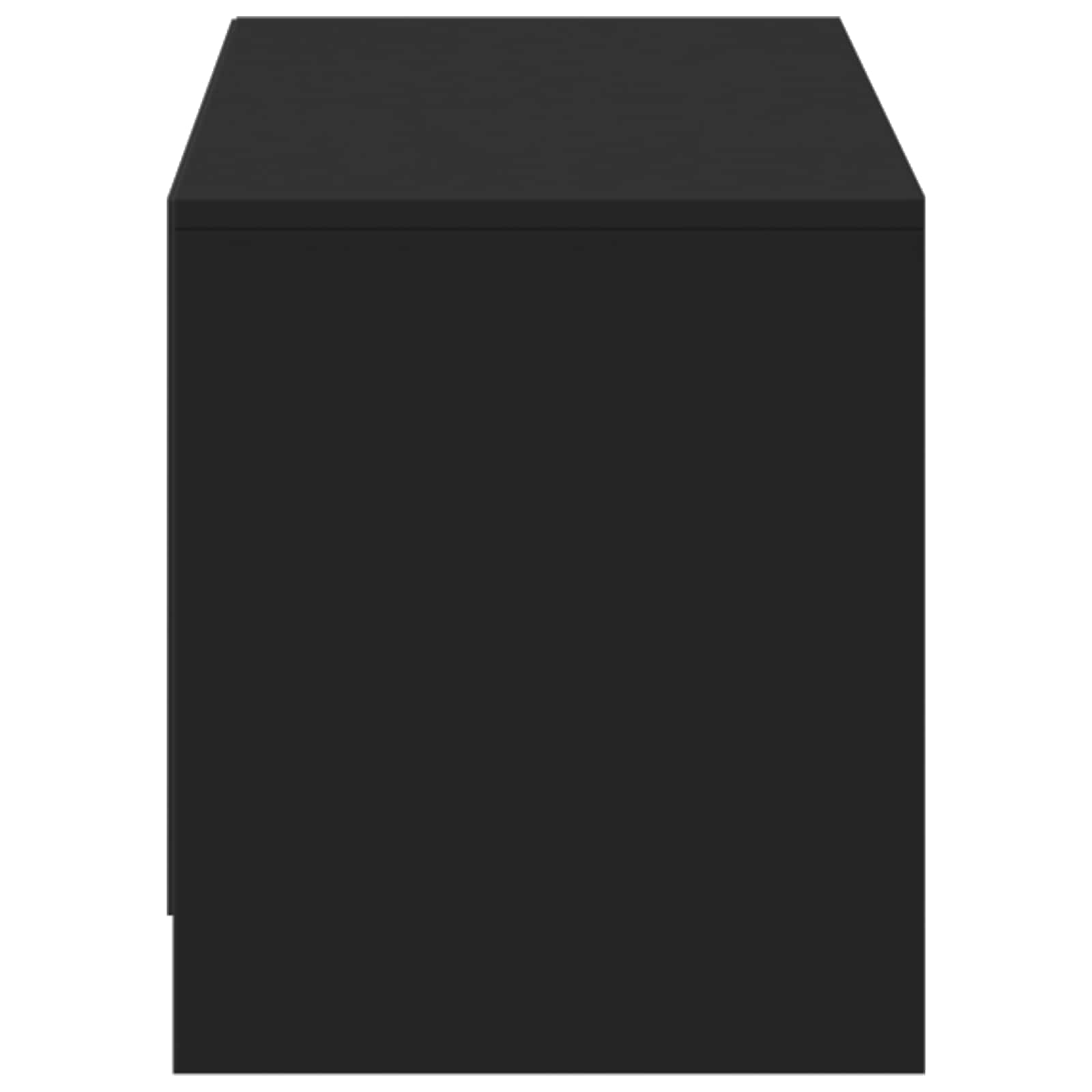 TV skapītis ar LED Melns 140 x 34 x 40 cm Konstruētā koksne