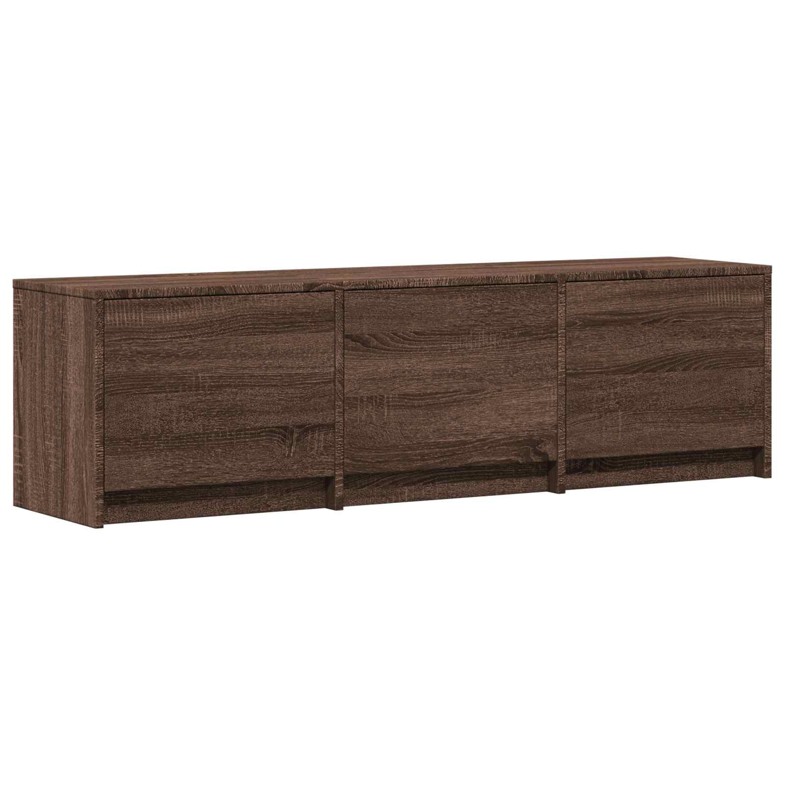TV spintelė su LED 140 x 34 x 40 cm Rudas ąžuolas