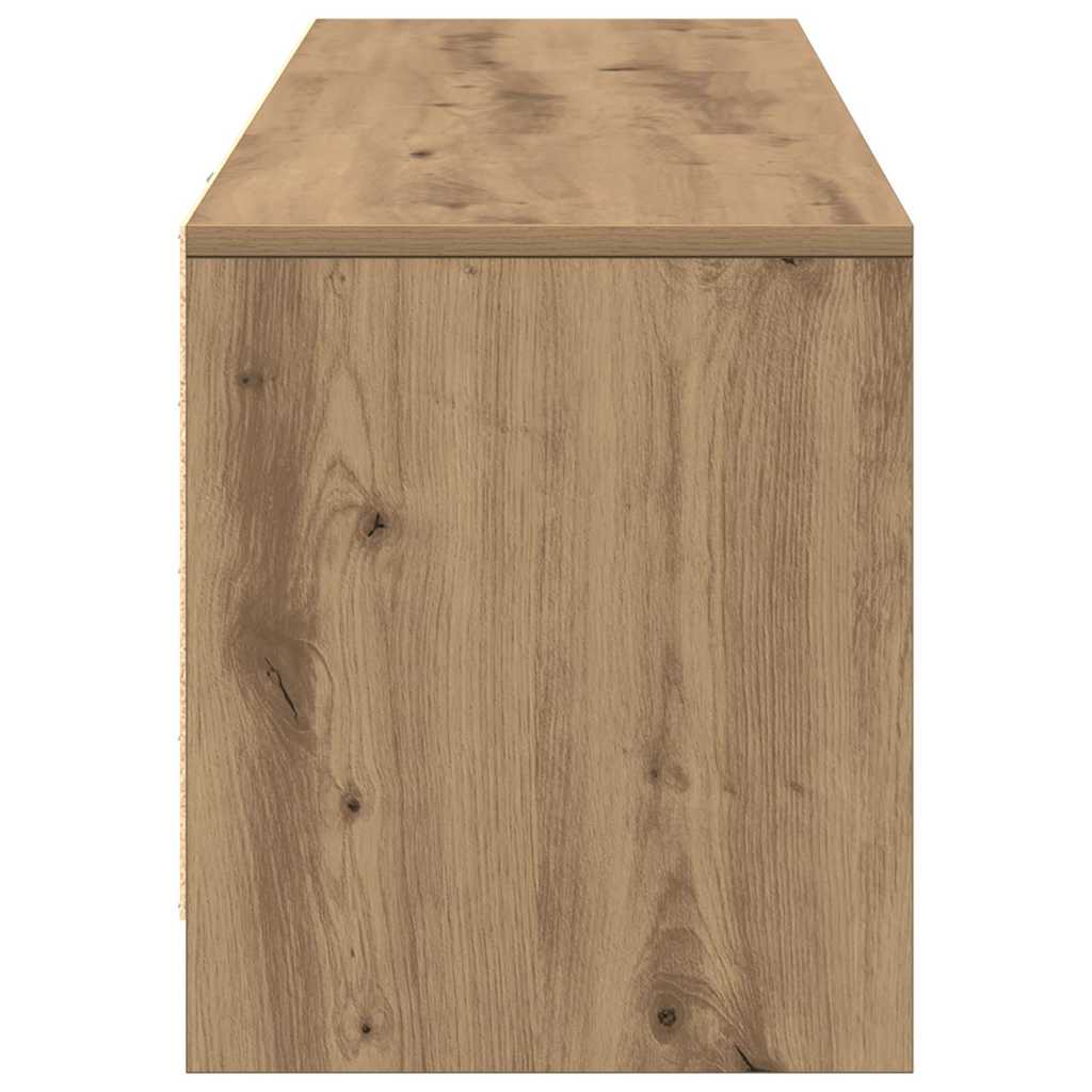 TV spinta su LED su stalčių Meistrų ąžuolas 140 x 34 x 40 cm