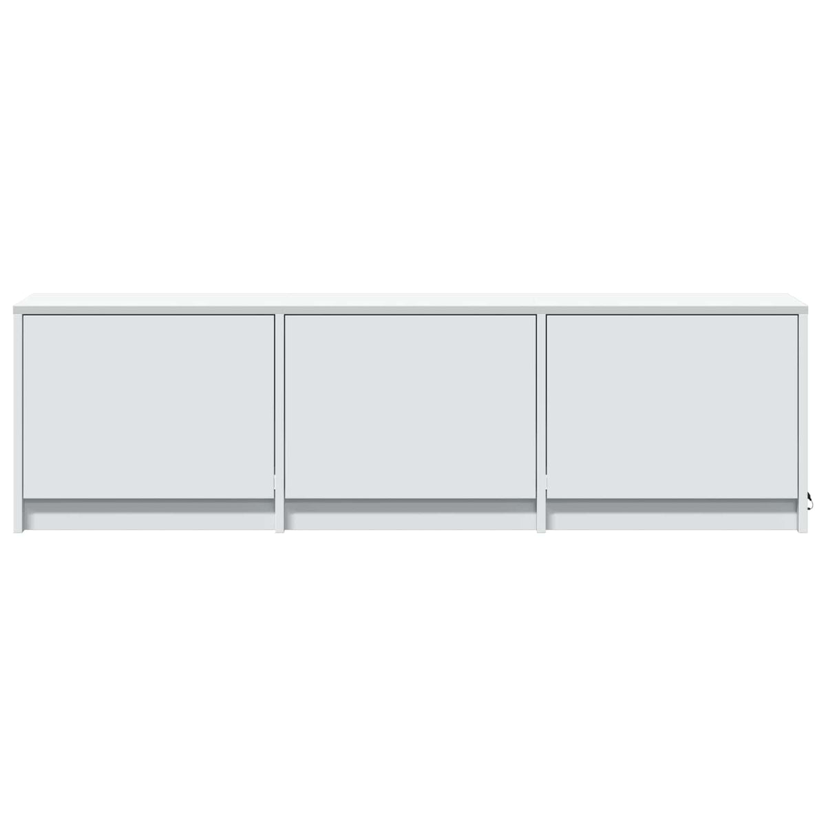 TV spintelė su LED Baltas 140 x 34 x 40 cm Dirbtinė mediena