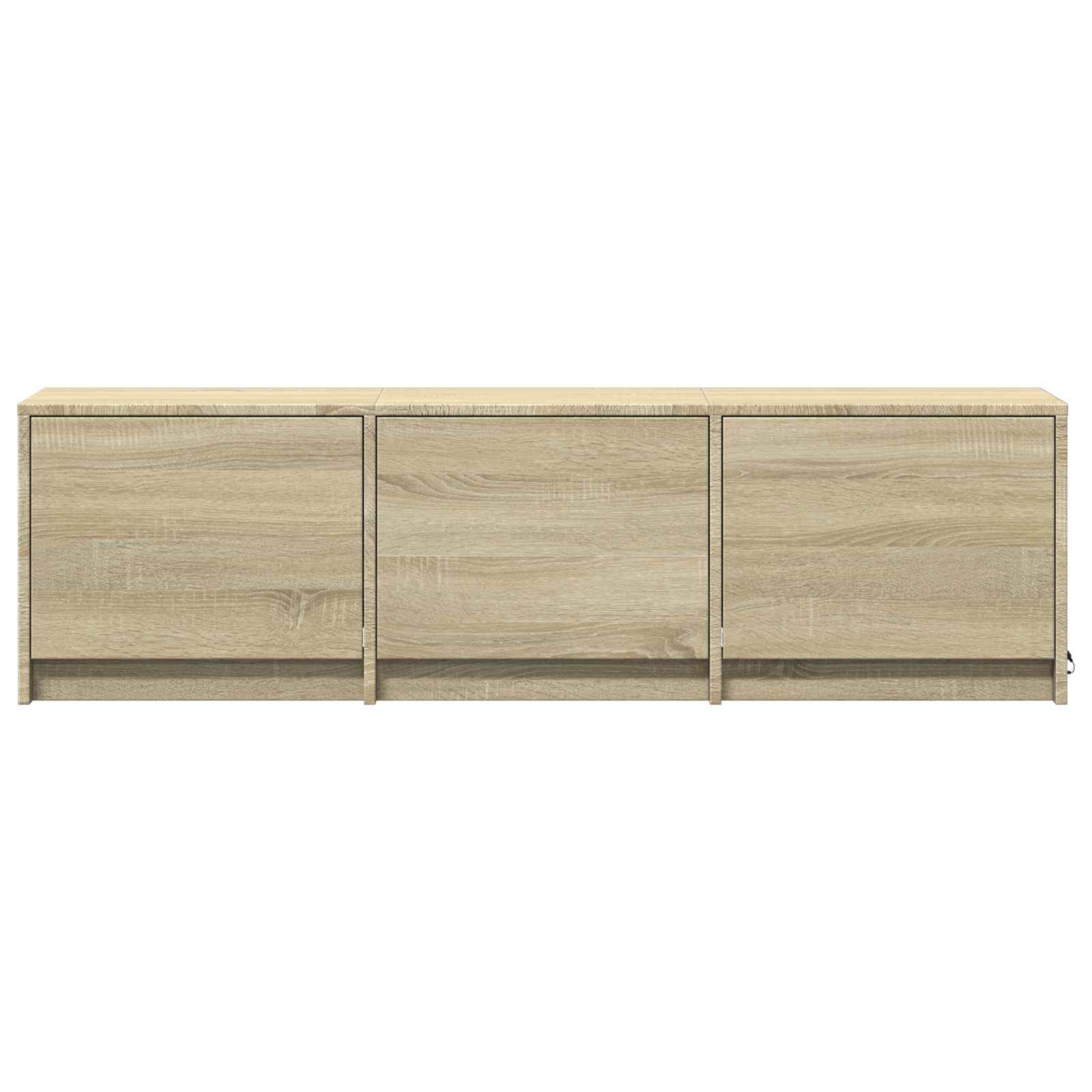 TV spintelė su LED su LED Sonoma ąžuolas 140 x 34 x 40 cm