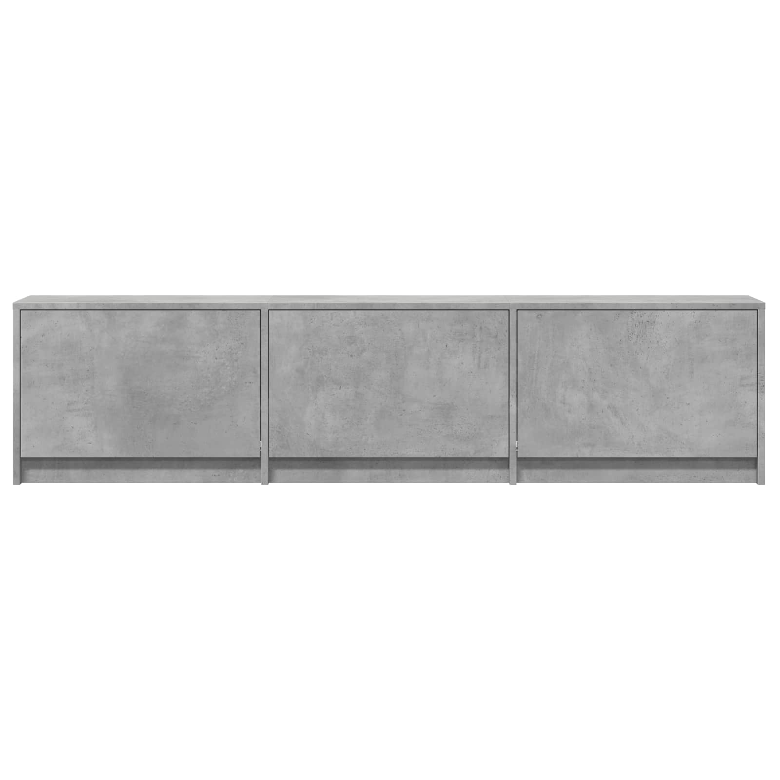 TV spintelė su LED su LED Betono Pilka 165 x 34 x 40 cm