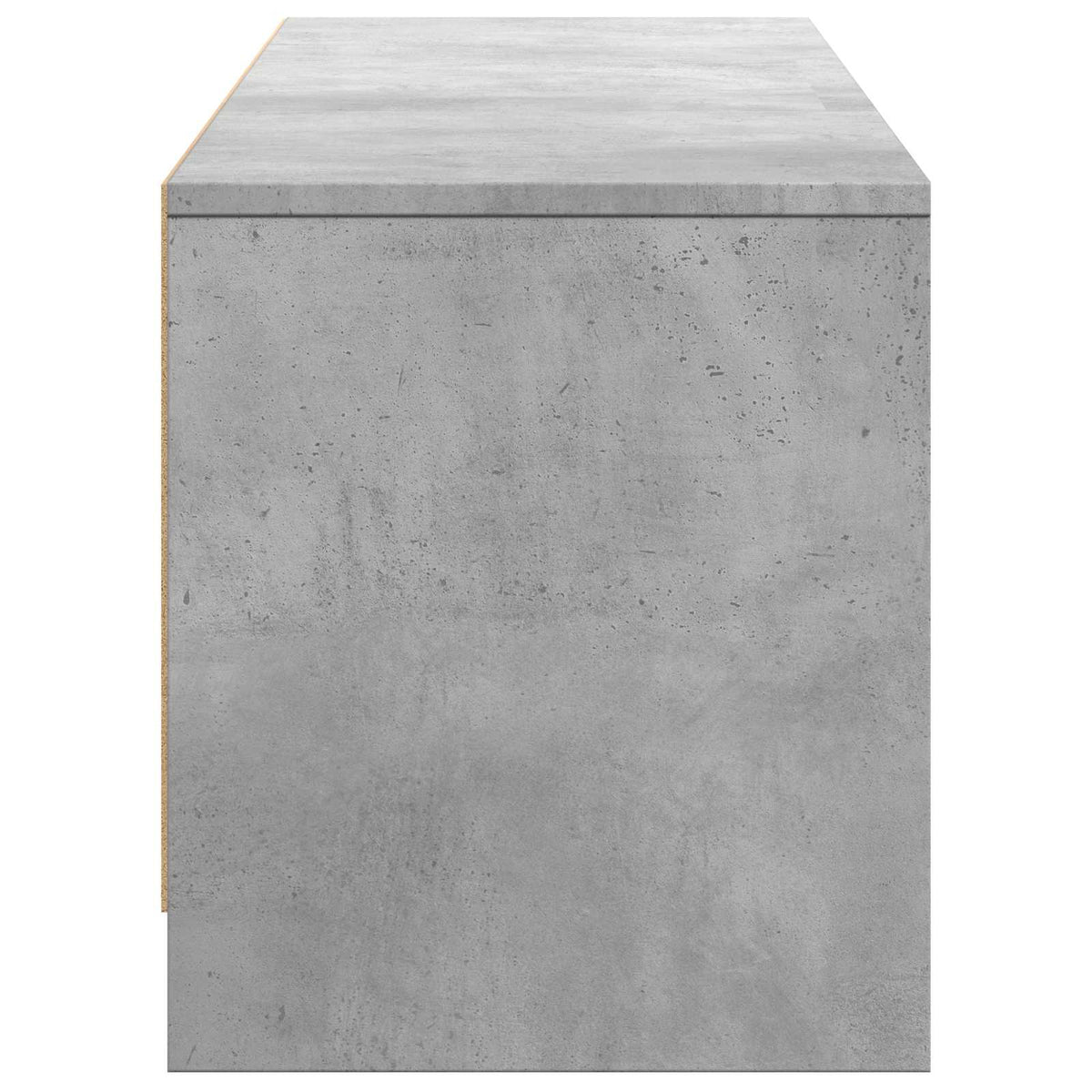 TV spintelė su LED 165x34x40 cm Betono Pilka Dirbtinė mediena