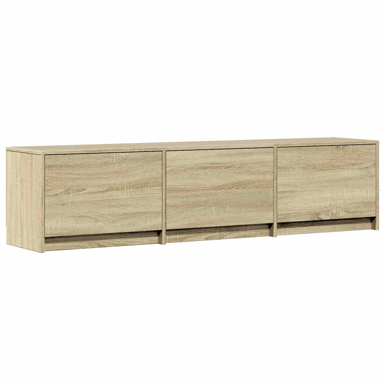 TV spintelė su LED 165 x 34 x 40 cm Sonoma ąžuolas