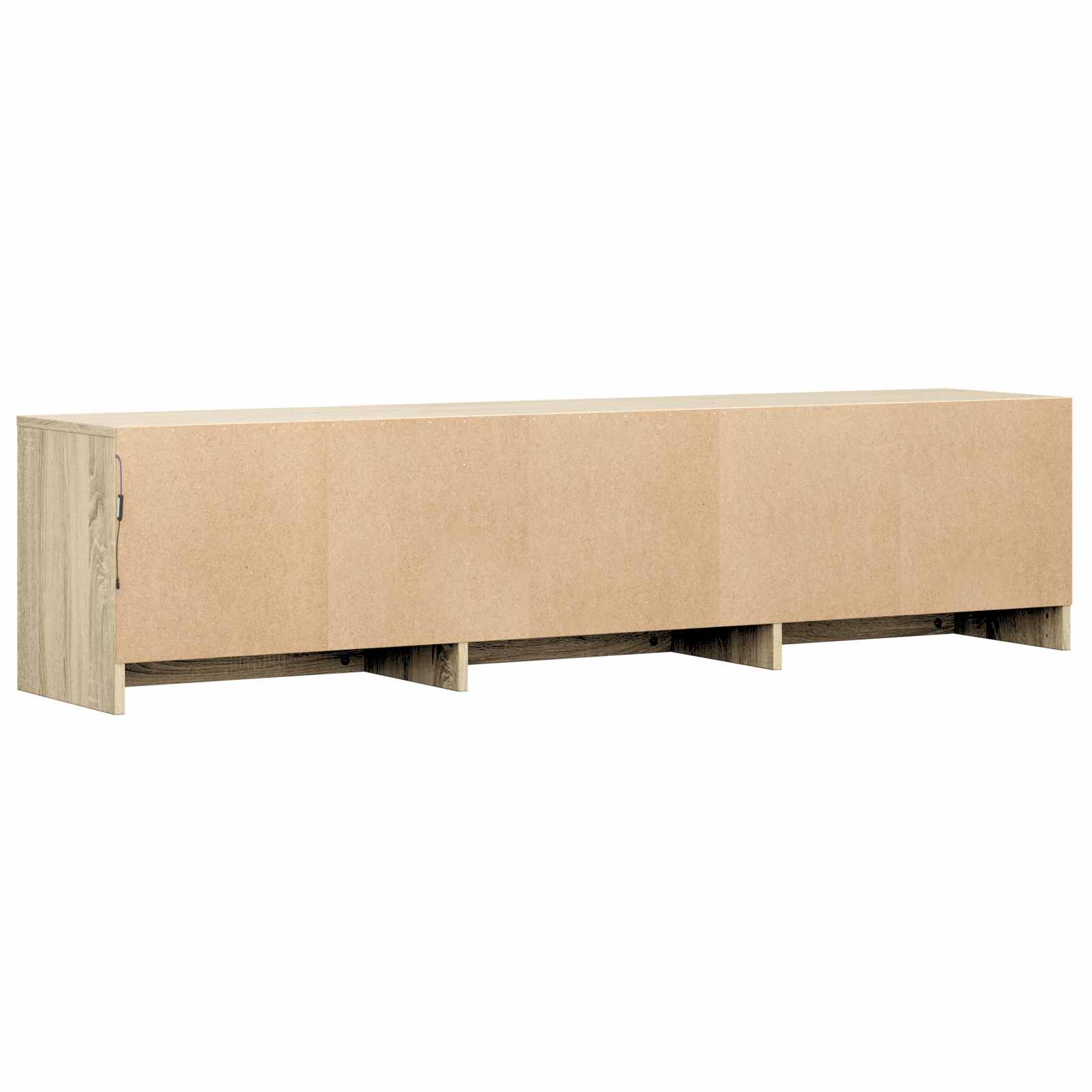 TV skapītis ar LED Sonoma ozolkoks 165 x 34 x 40 cm