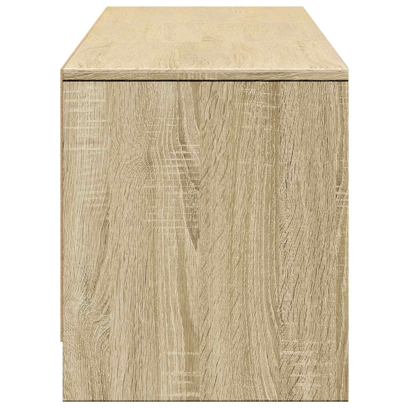 TV spintelė su LED 165 x 34 x 40 cm Sonoma ąžuolas