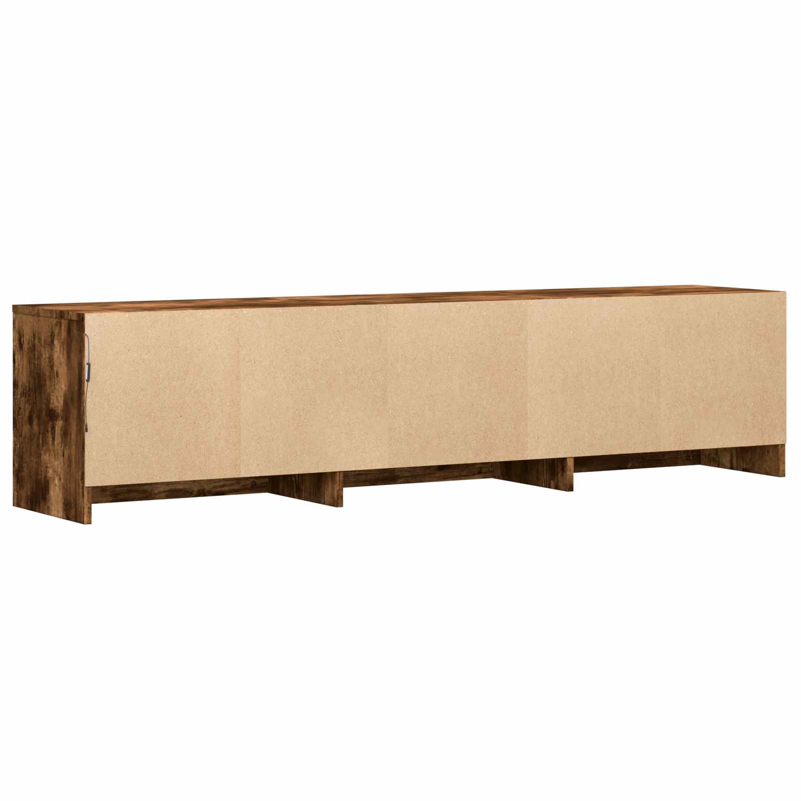 TV spintelė su LED 165 x 34 x 40 cm Rūkytas Ąžuolas
