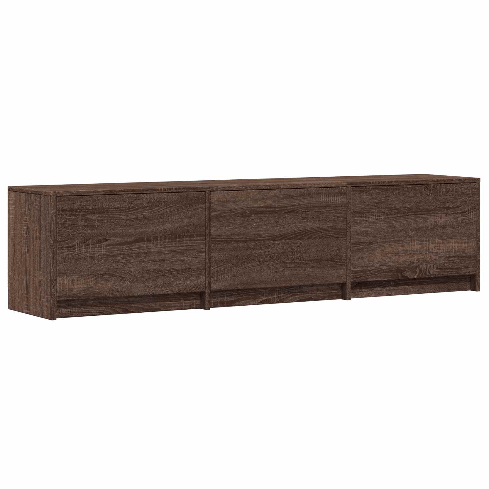 TV spintelė su LED 165 x 34 x 40 cm Rudas ąžuolas