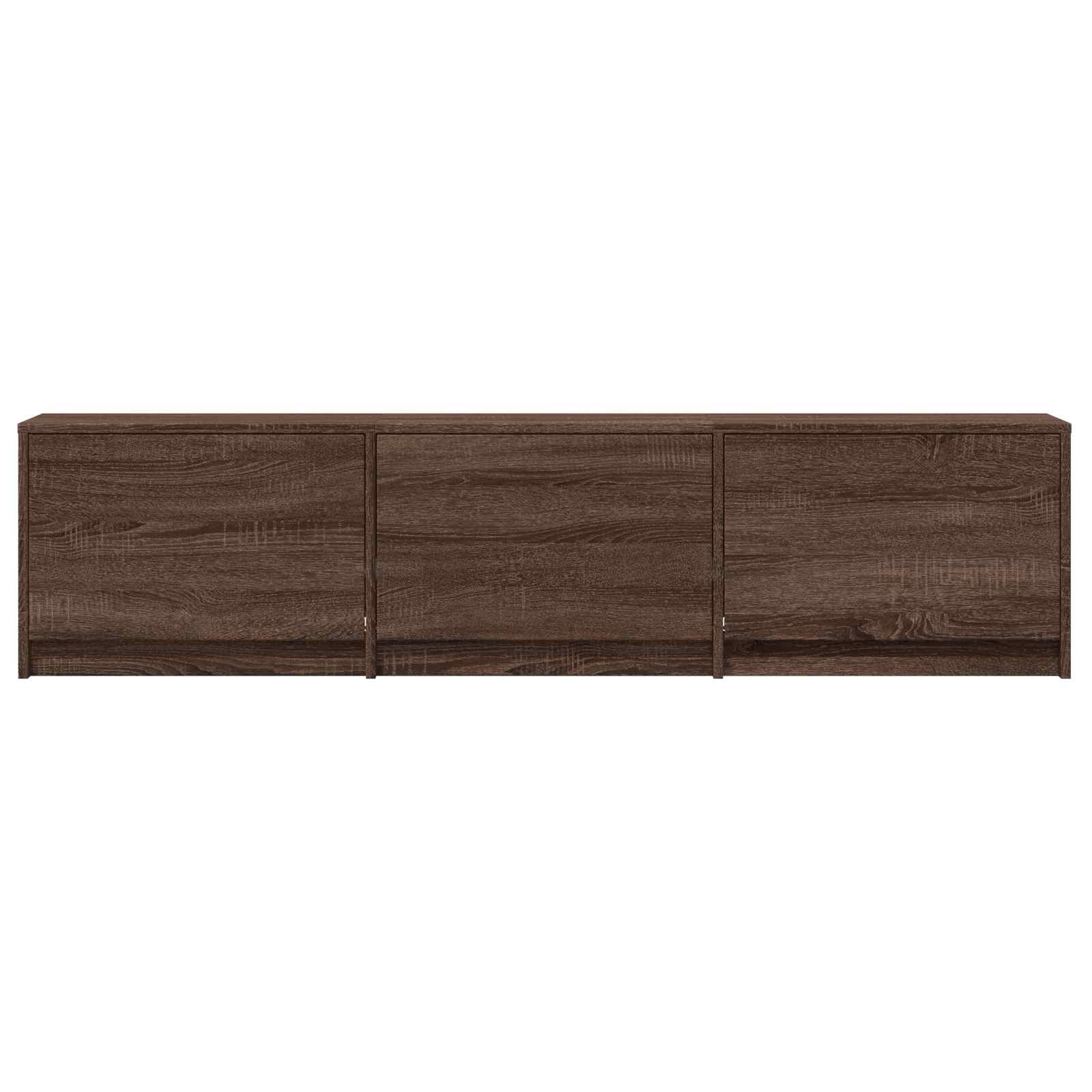 TV spintelė su LED su LED Rudas ąžuolas 165 x 34 x 40 cm