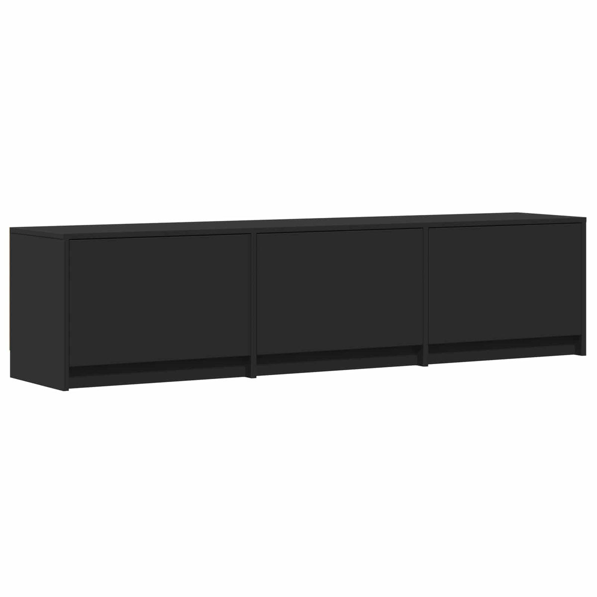 TV spintelė su LED 165 x 34 x 40 cm Juodas Dirbtinė mediena
