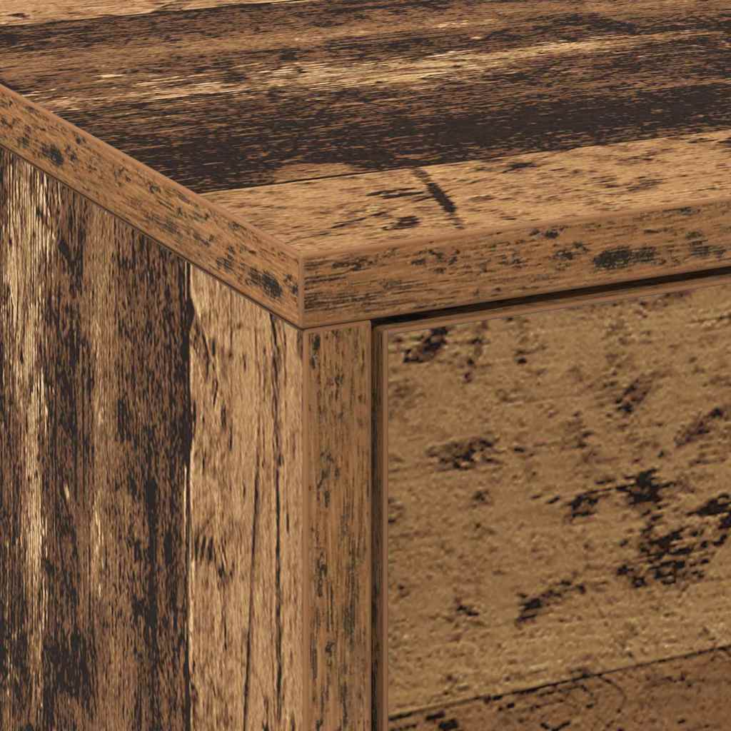 TV spinta su LED su stalčių Senovinis medis 162 x 34 x 40 cm