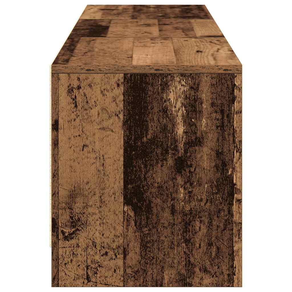TV spinta su LED su stalčių Senovinis medis 162 x 34 x 40 cm