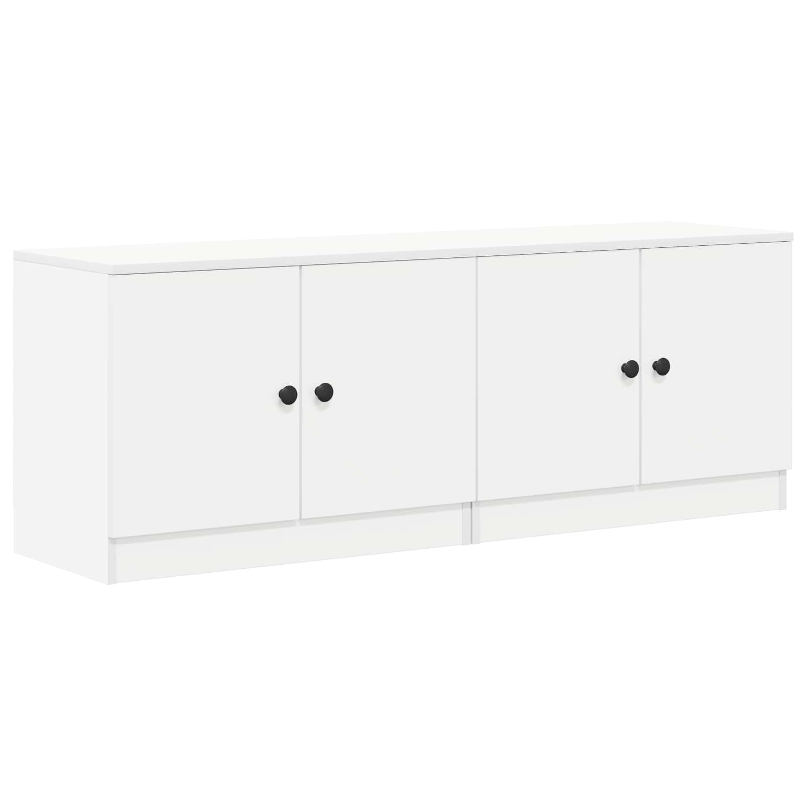 Lovos spintelė 2 pcs Balta 66 x 35 x 48 cm Dirbtinė mediena