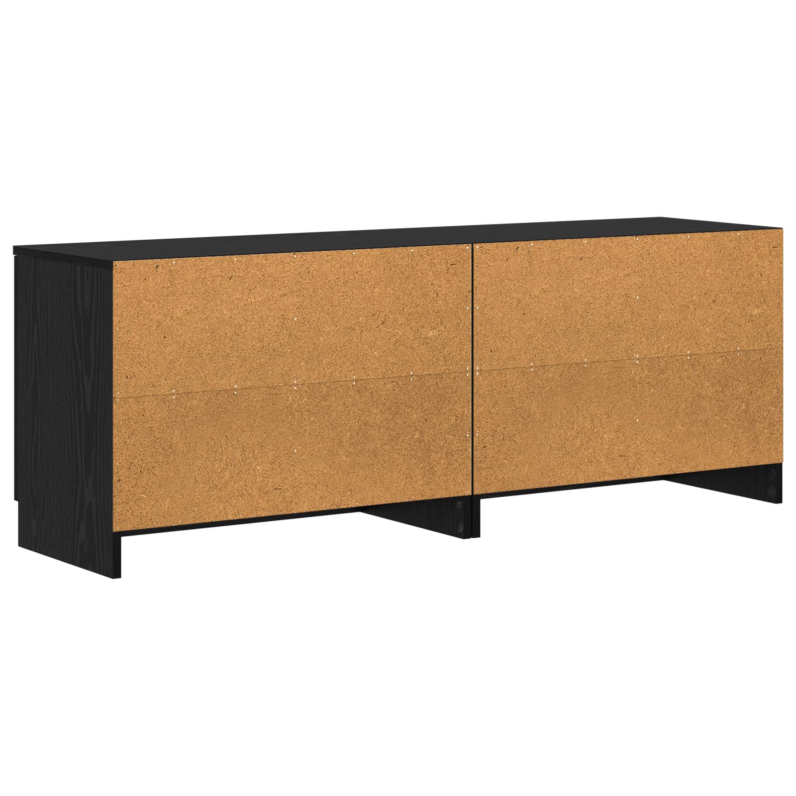 Lovos spintelė su saugykla 2 pcs Juodas Ąžuolas 66 x 35 x 48 cm