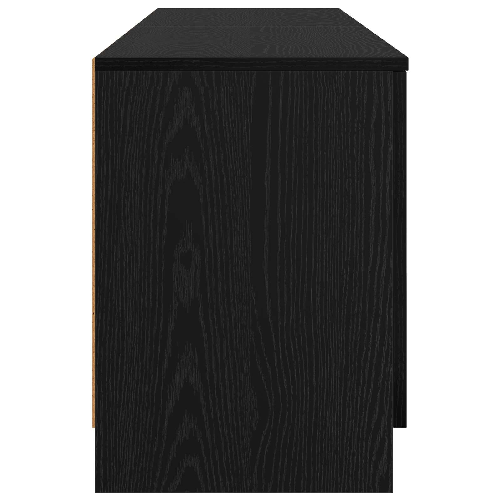 Lovos spintelė su saugykla 2 pcs Juodas Ąžuolas 66 x 35 x 48 cm