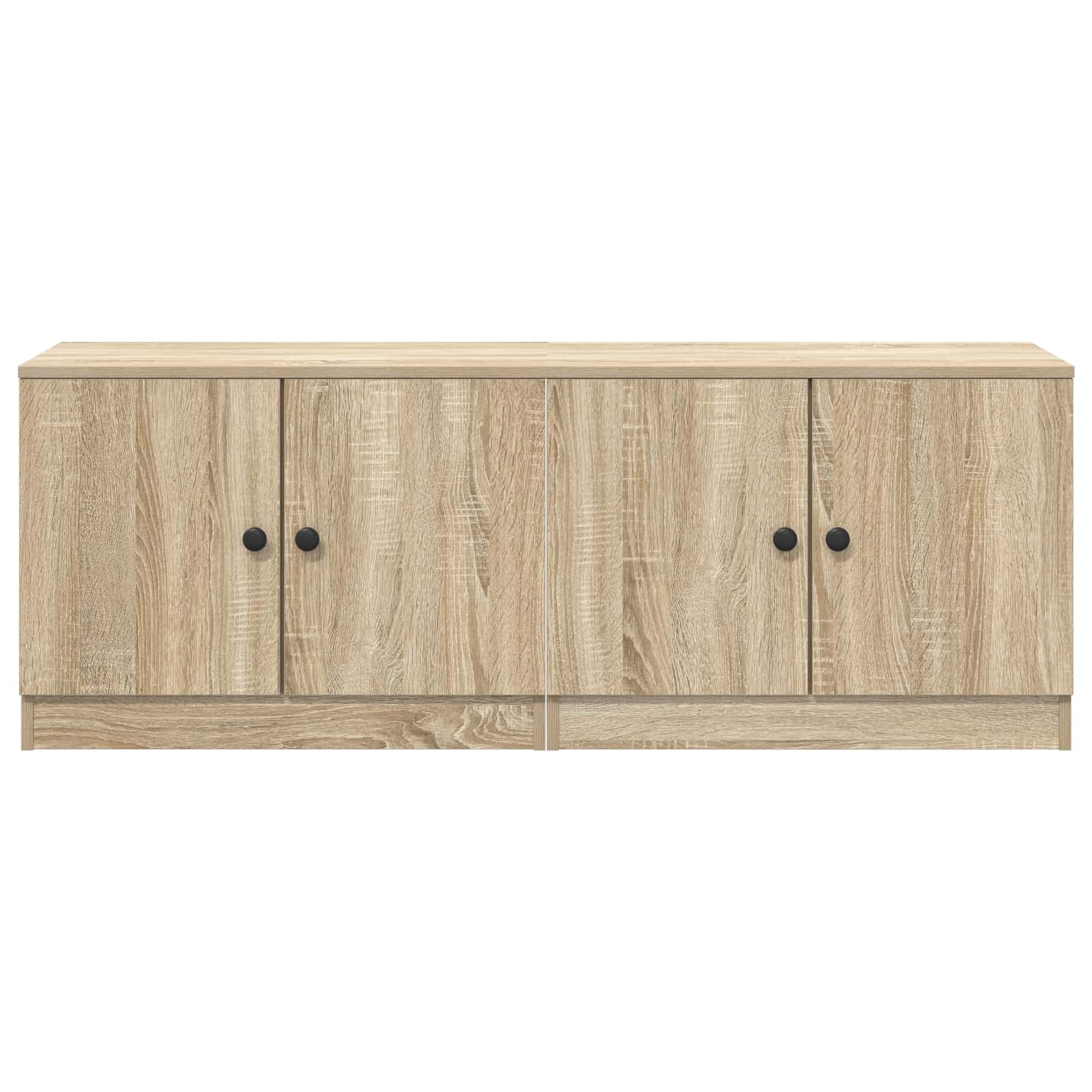 Lovos spintelė su saugykla 2 pcs Sonoma ąžuolas 66 x 35 x 48 cm