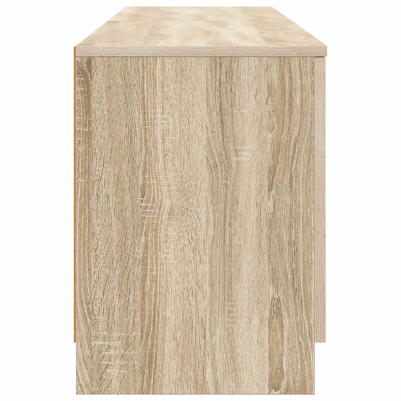 Lovos spintelė su saugykla 2 pcs Sonoma ąžuolas 66 x 35 x 48 cm