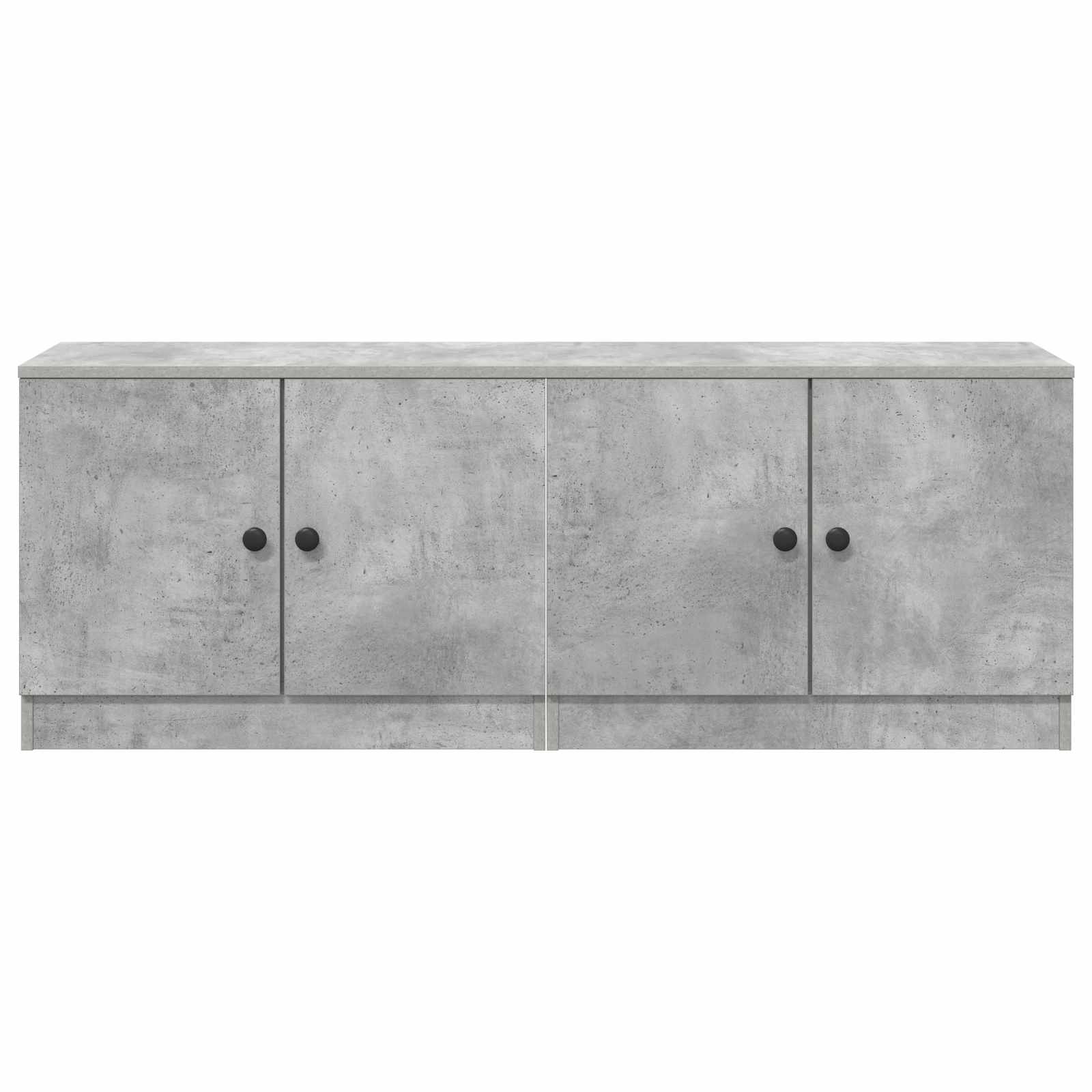 Lovos spintelė su saugykla 2 pcs Betono pilka 66 x 35 x 48 cm