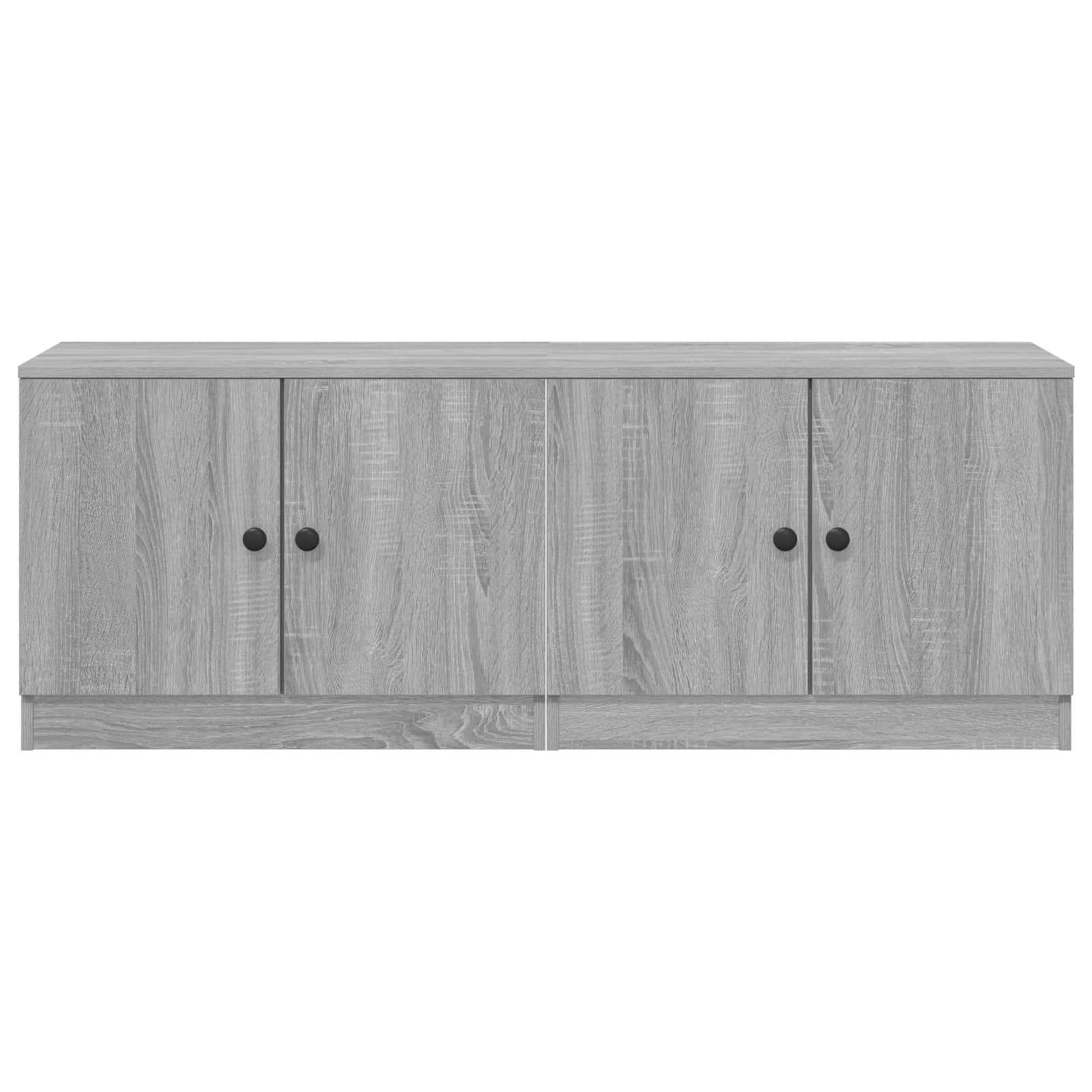 Lovos spintelė su saugykla 2 pcs Pilka Sonoma 66 x 35 x 48 cm