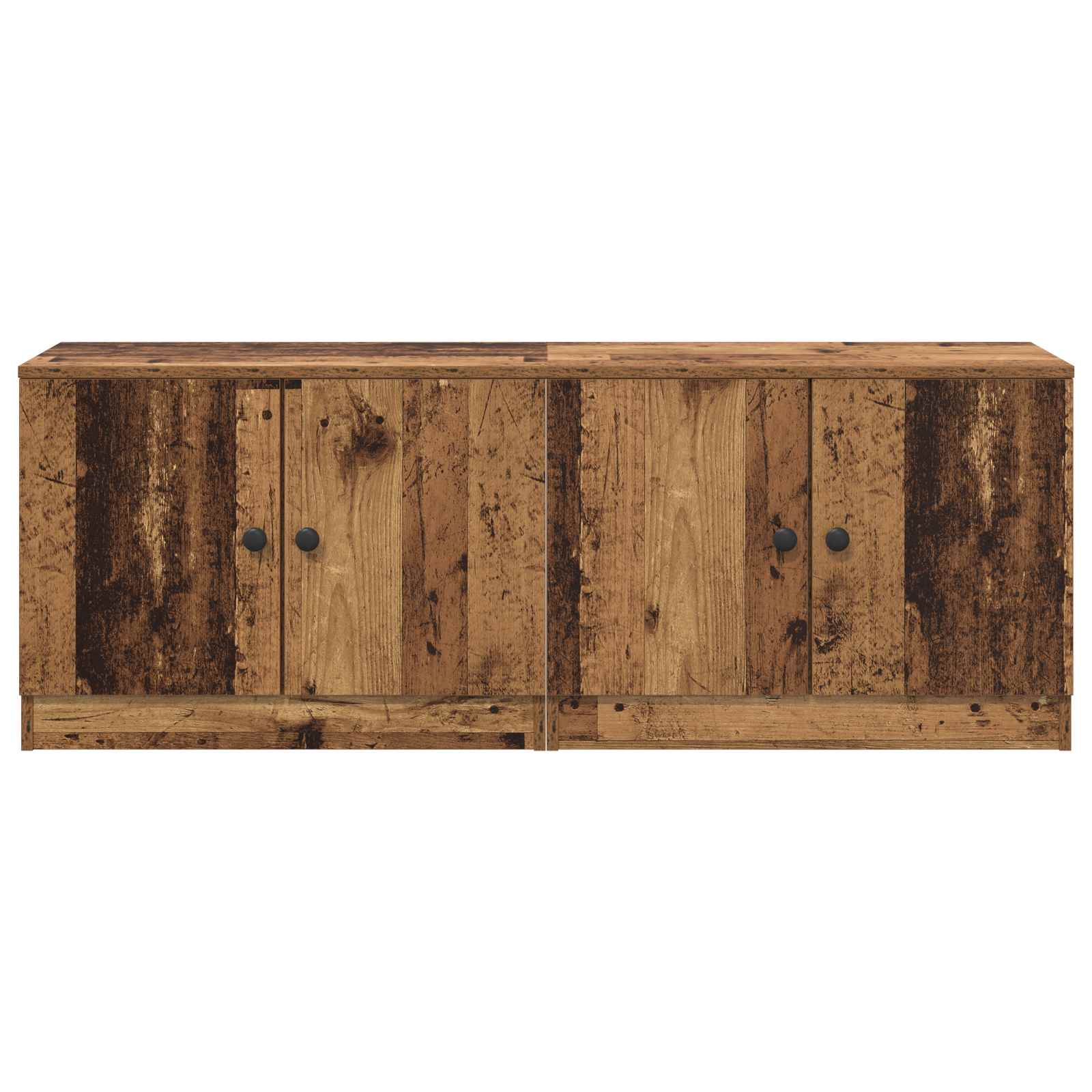 Lovos spintelė 2 pcs Sendintos medienos 66 x 35 x 48 cm