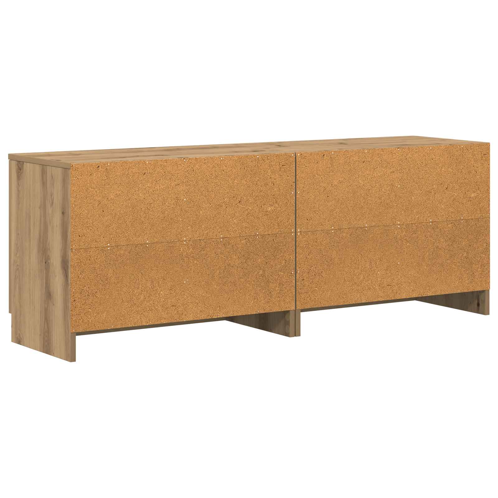 Lovos spintelė su durimis 2 pcs Artisano ąžuolo 66 x 35 x 48 cm