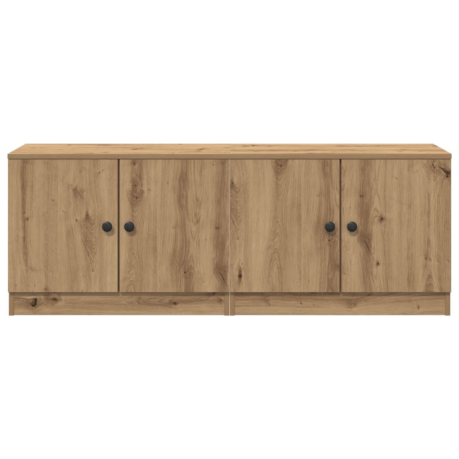 Lovos spintelė su durimis 2 pcs Artisano ąžuolo 66 x 35 x 48 cm