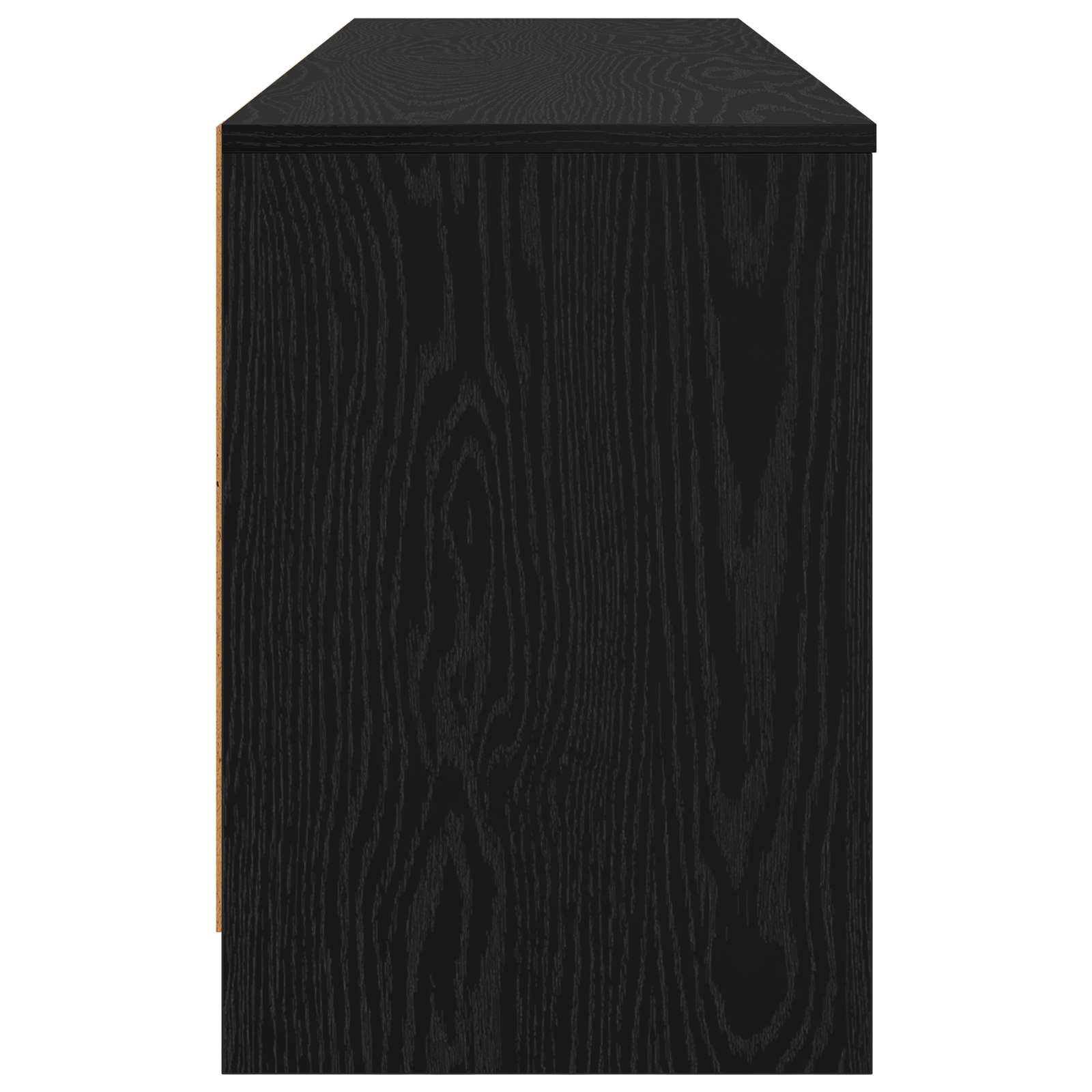Lovos spintelė su lentyna 2 pcs Juodojo ąžuolo 66 x 33 x 48 cm