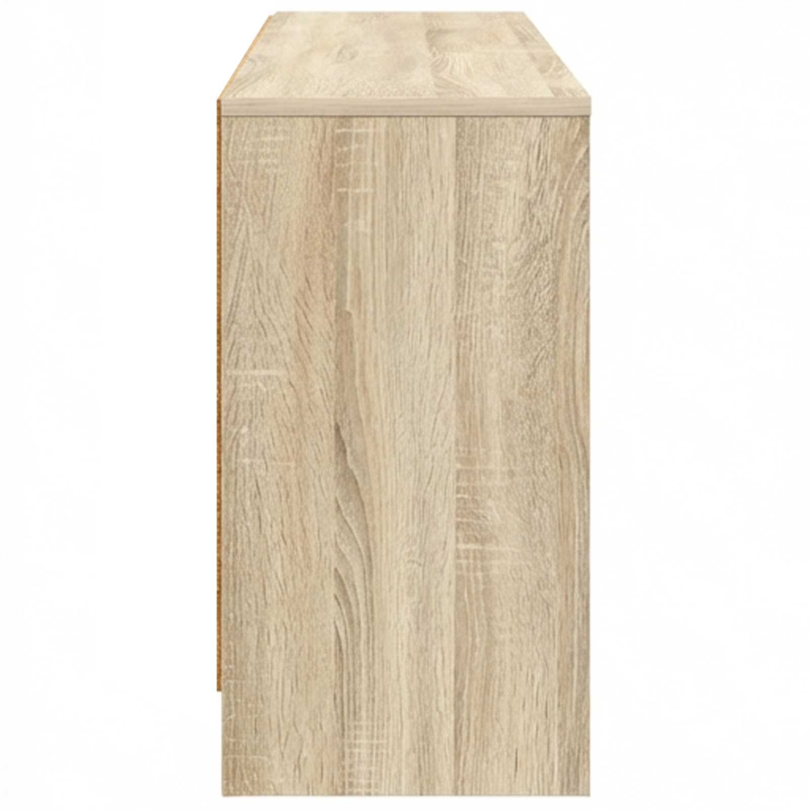 Lovos spintelė su lentyna 2 pcs Sonoma ąžuolas 66 x 33 x 48 cm
