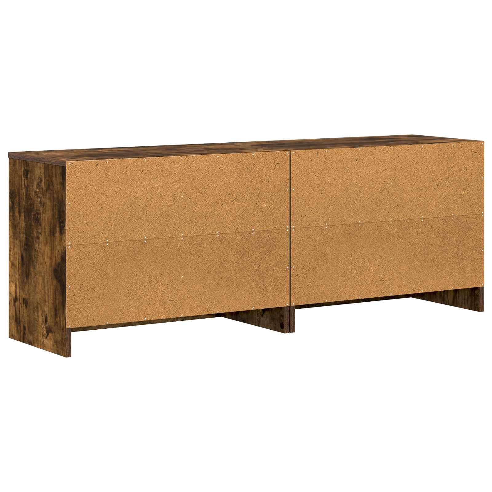 Lovos spintelė su lentyna 2 pcs Dūminio ąžuolo 66 x 33 x 48 cm