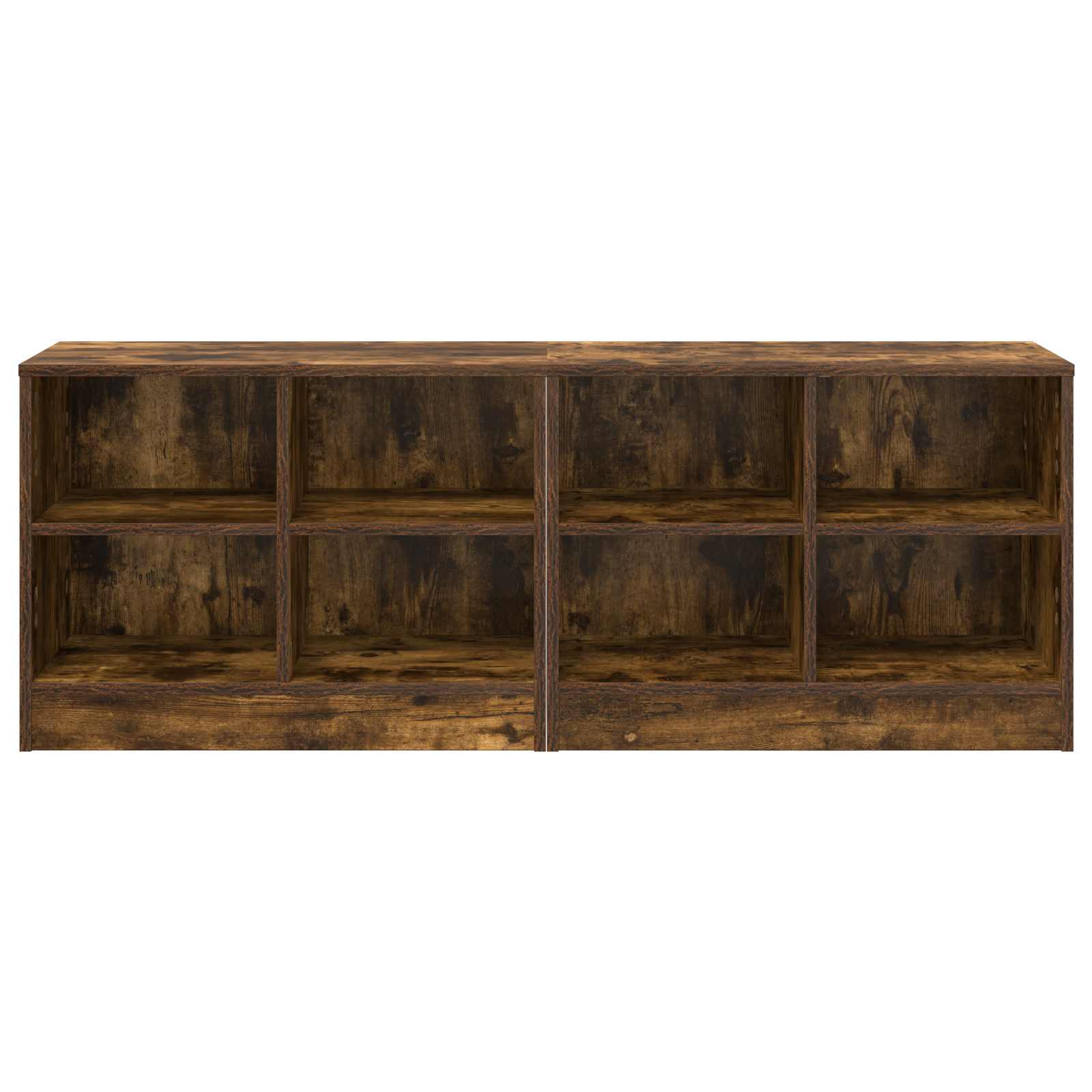 Lovos spintelė su lentyna 2 pcs Dūminio ąžuolo 66 x 33 x 48 cm