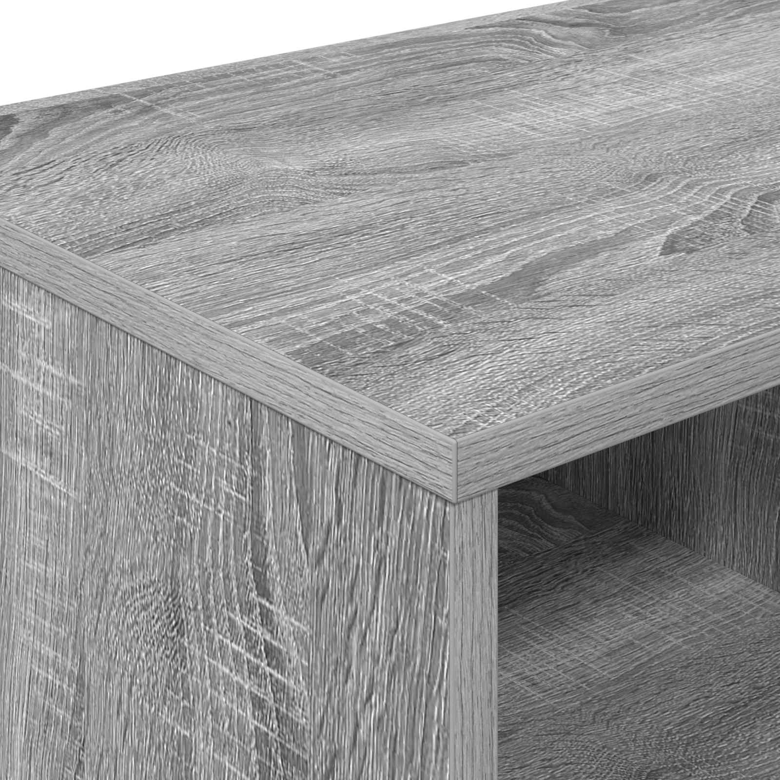 Lovos spintelė su lentyna 2 pcs Pilka Sonoma 66 x 33 x 48 cm