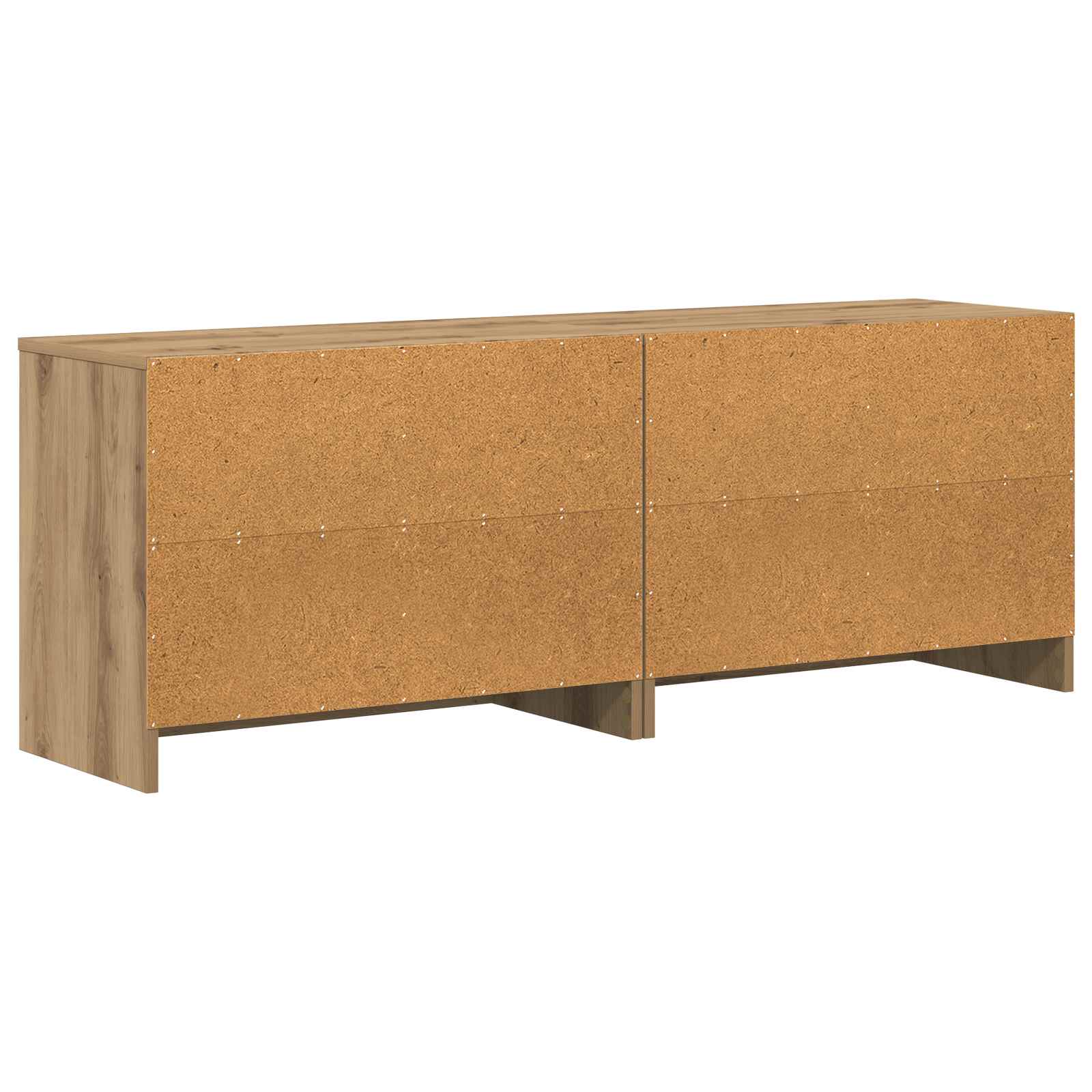 Lovos spintelė su lentyna 2 pcs Artisano ąžuolo 66 x 33 x 48 cm