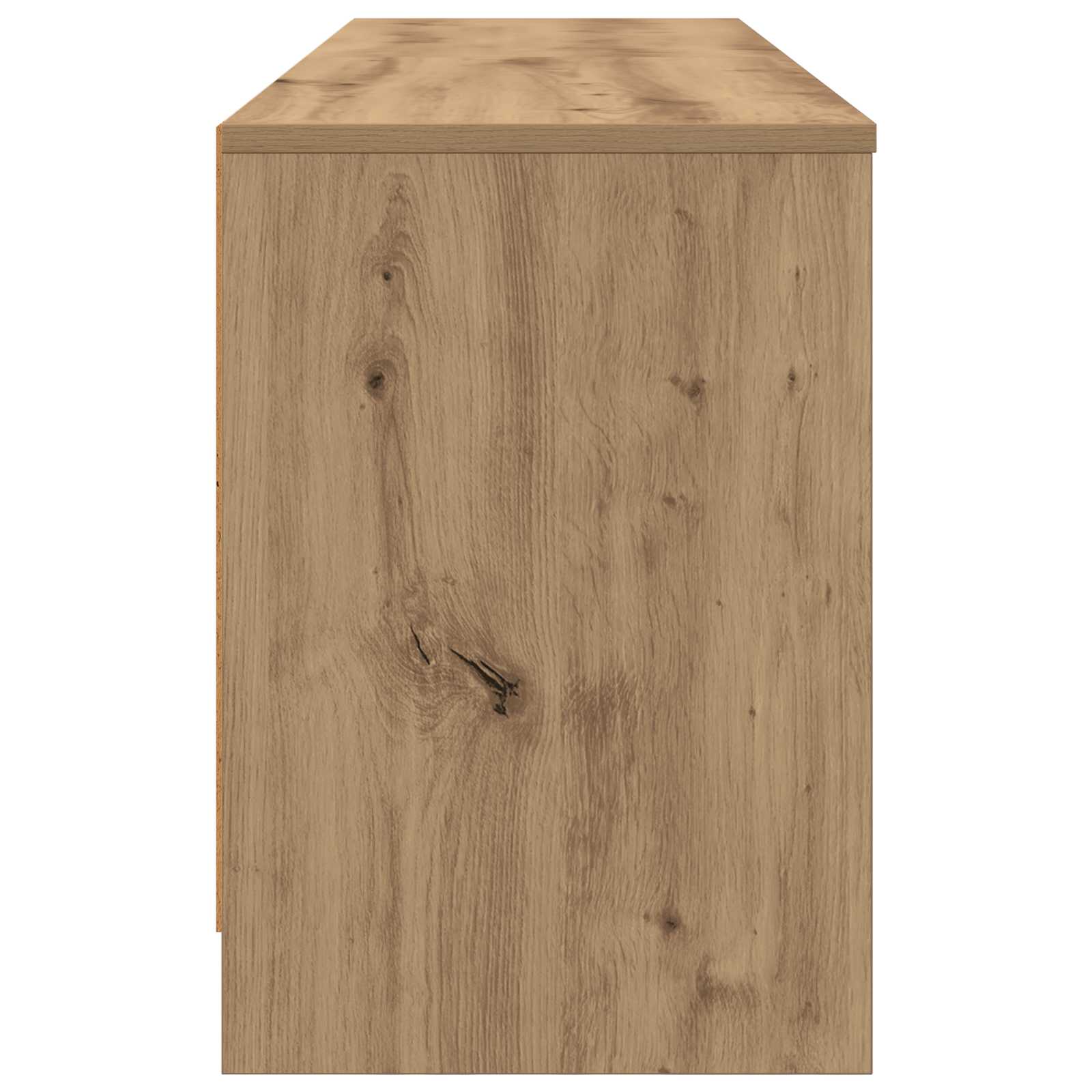 Lovos spintelė su lentyna 2 pcs Artisano ąžuolo 66 x 33 x 48 cm