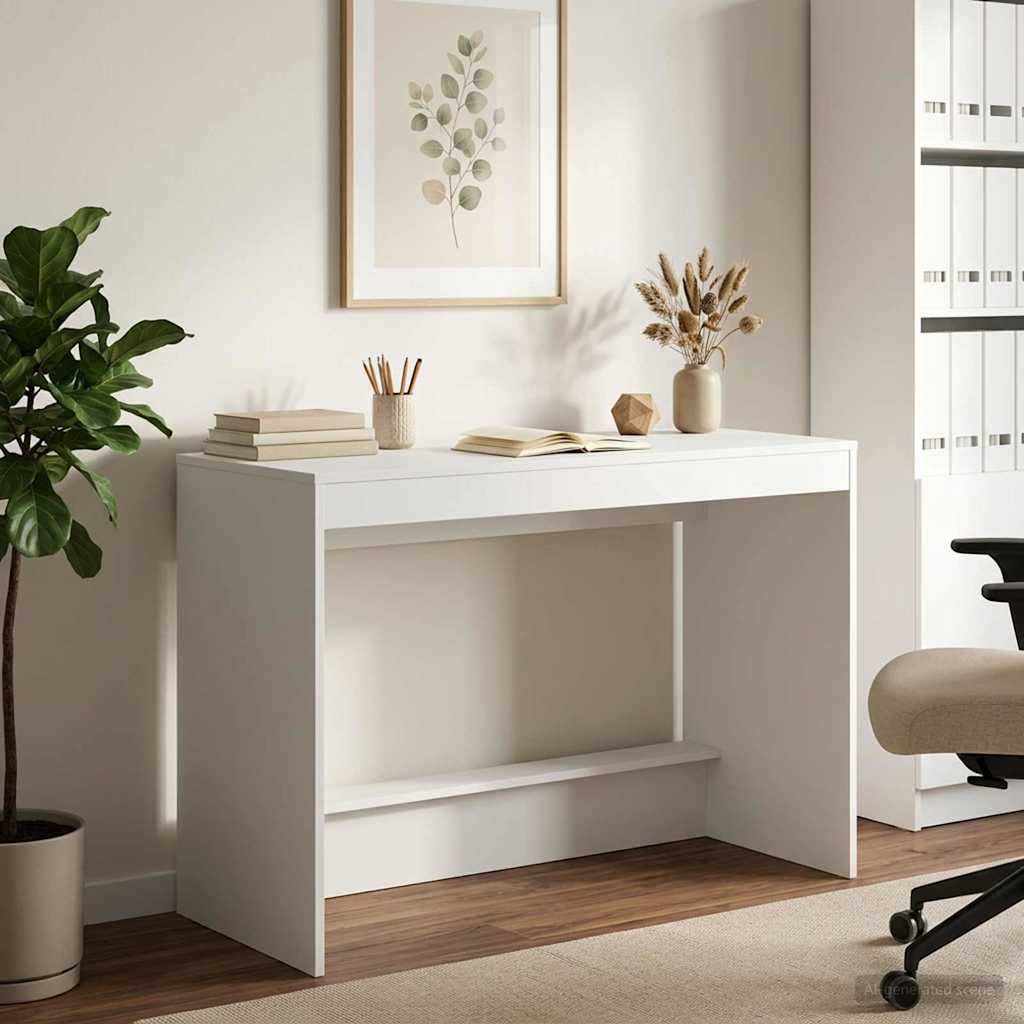 Lovos stalas Balta 100 x 45 x 75 cm Apdirbta mediena