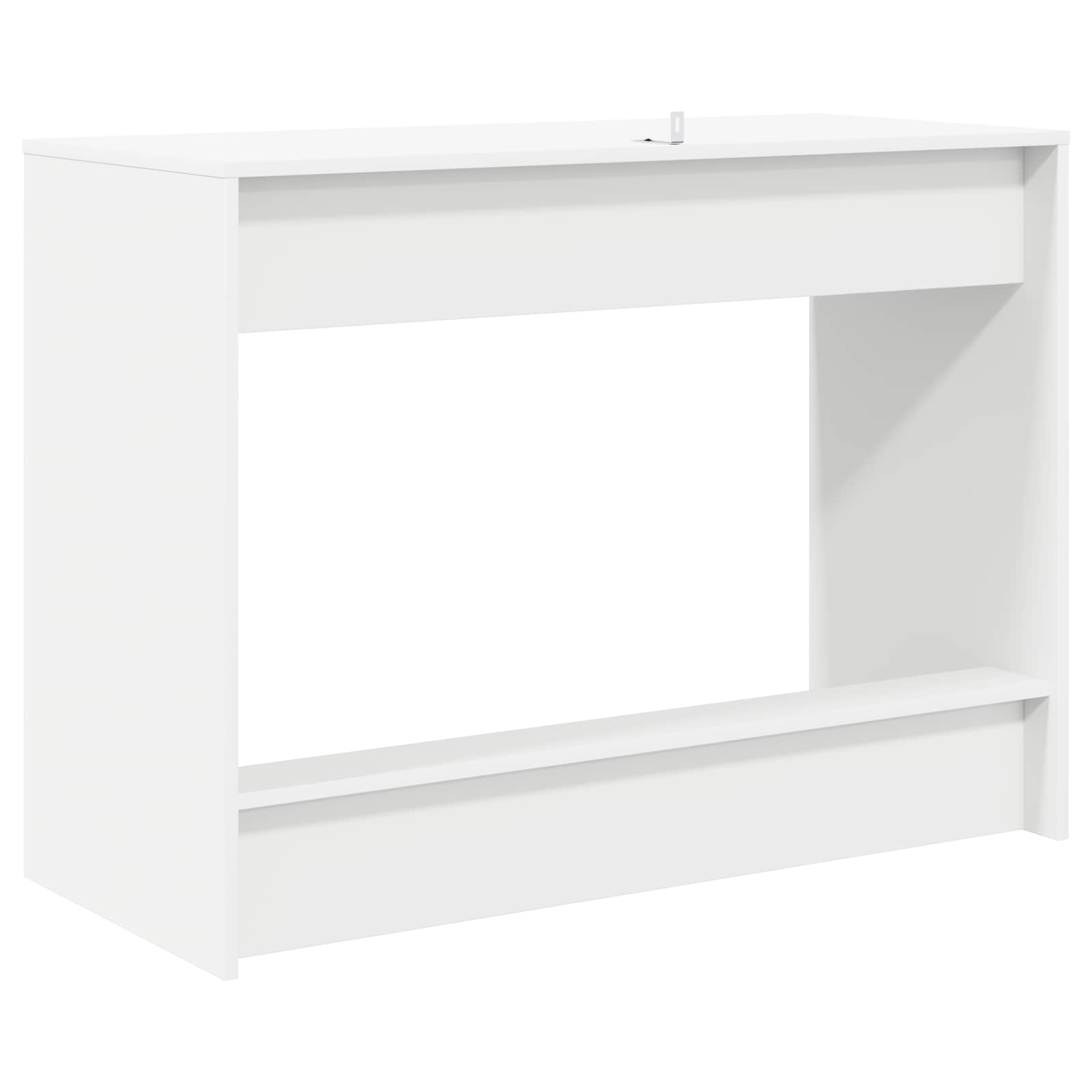 Lovos stalas Balta 100 x 45 x 75 cm Apdirbta mediena