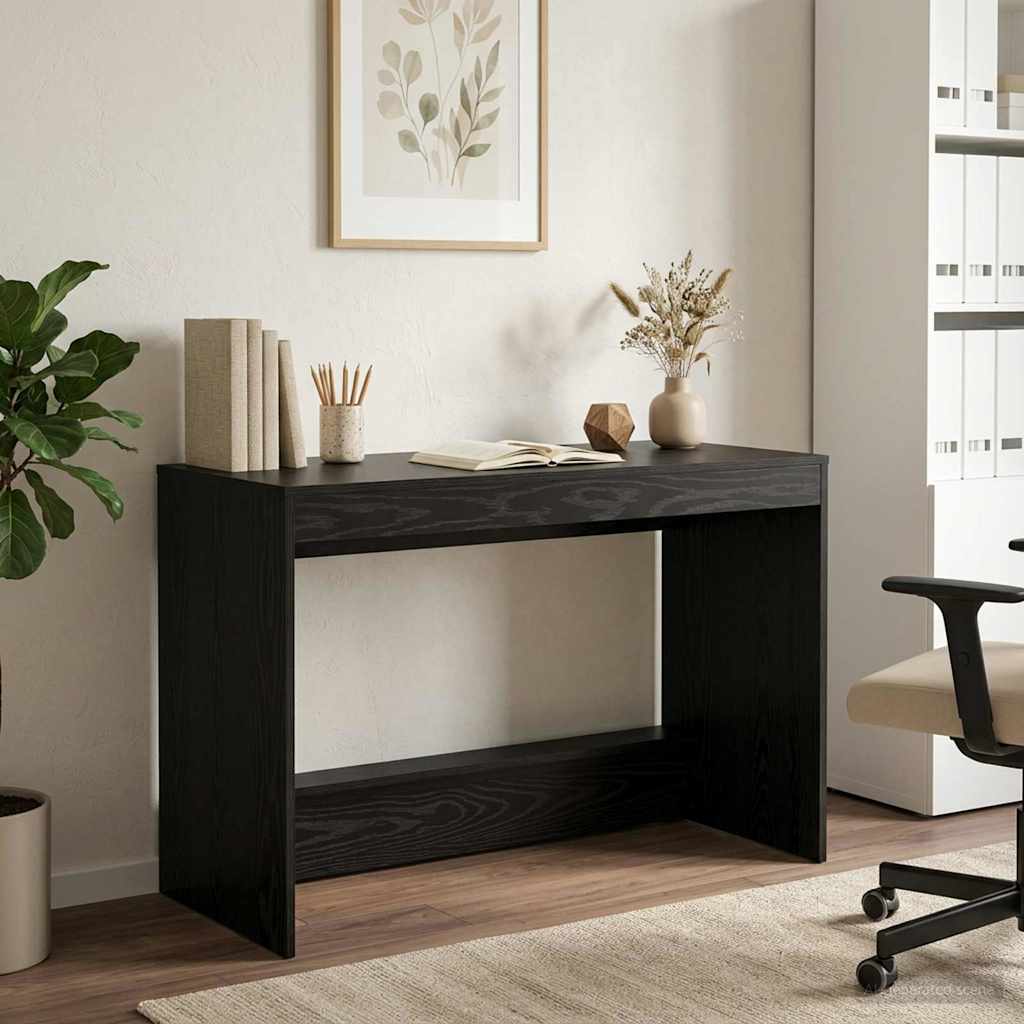 Gultu galds Melns ozols 100 x 45 x 75 cm Apstrādāta koksne