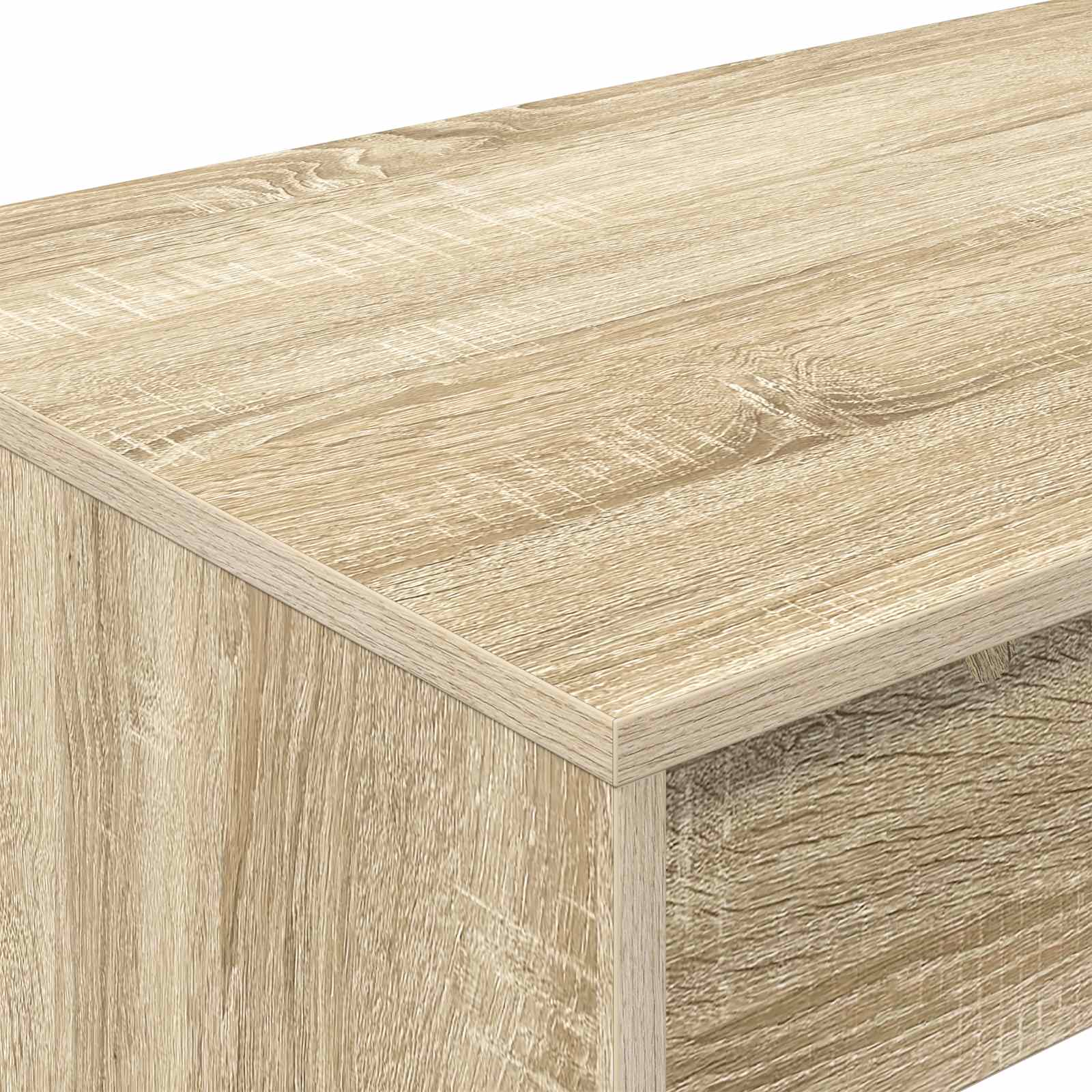 Lovos stalas Sonoma ąžuolas 100 x 45 x 75 cm Apdirbta mediena
