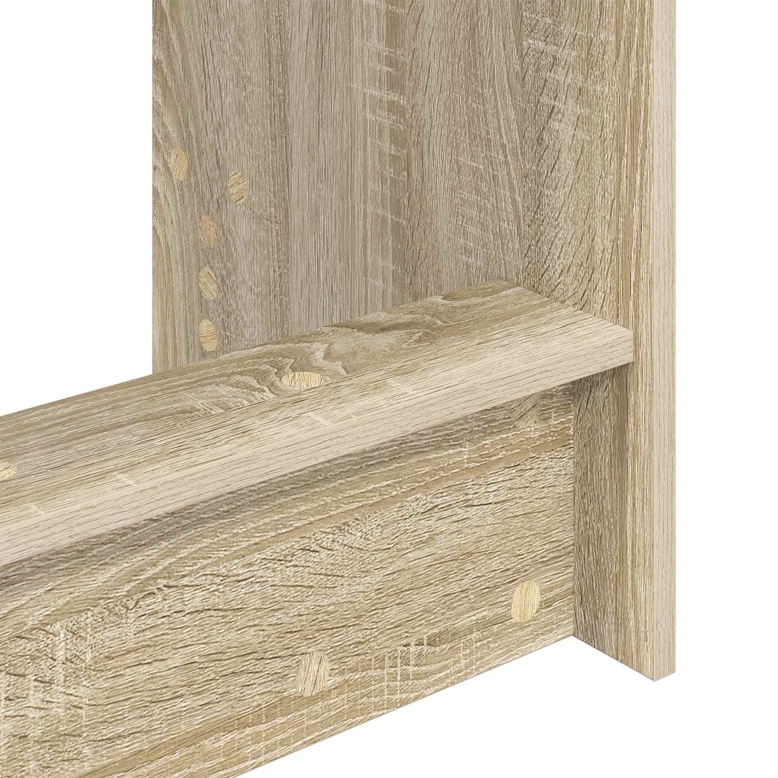 Lovos stalas Sonoma ąžuolas 100 x 45 x 75 cm Apdirbta mediena