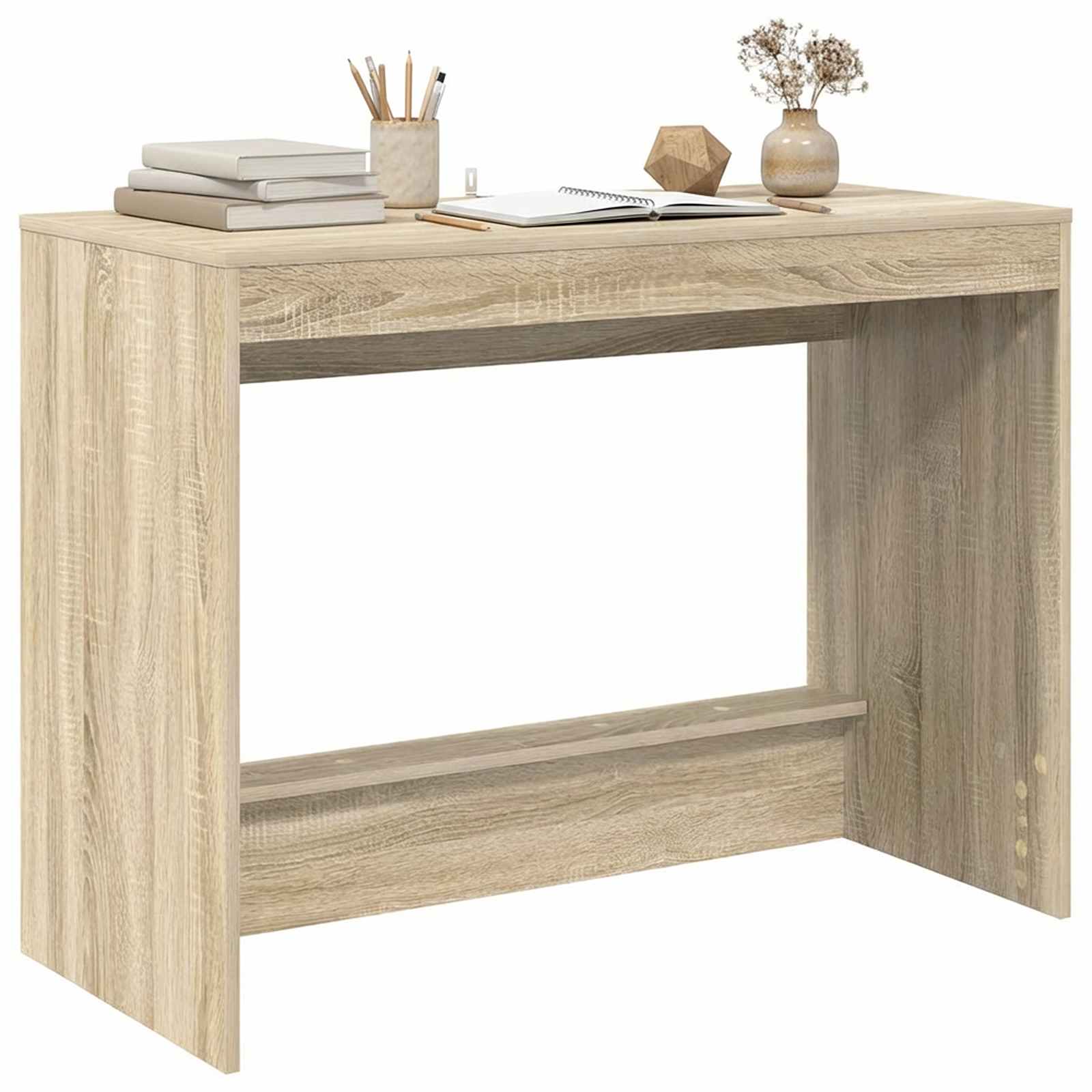 Lovos stalas Sonoma ąžuolas 100 x 45 x 75 cm Apdirbta mediena