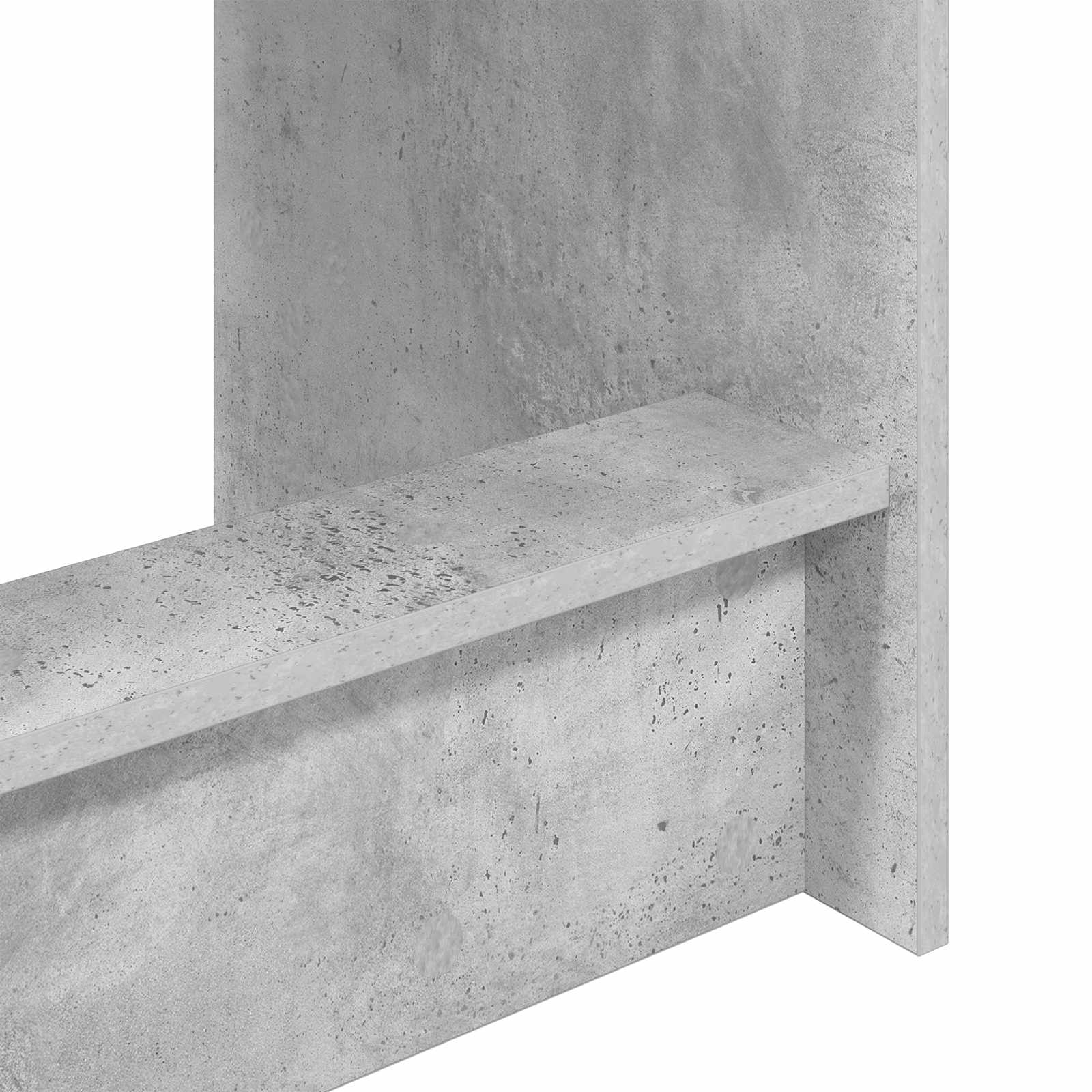Gultas galds Betona pelēks 100 x 45 x 75 cm Apstrādāta koksne