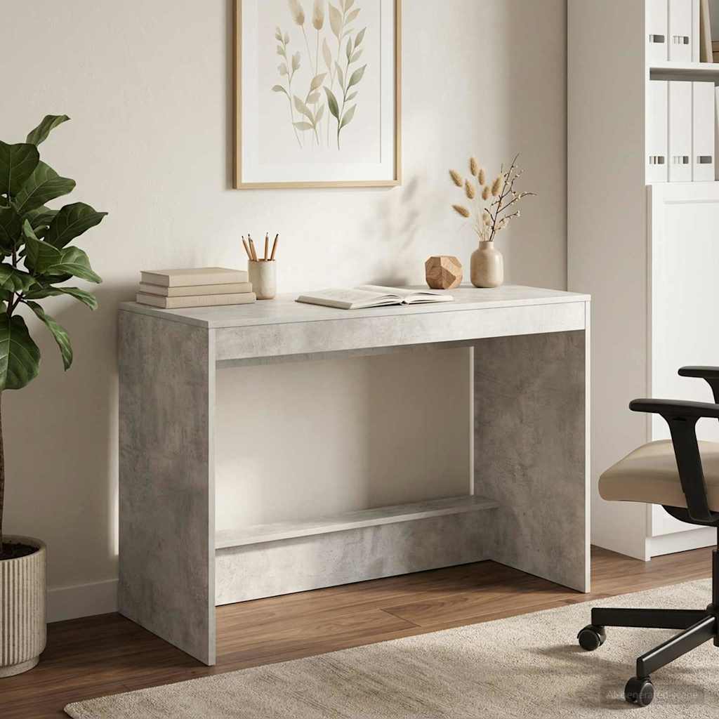 Gultas galds Betona pelēks 100 x 45 x 75 cm Apstrādāta koksne