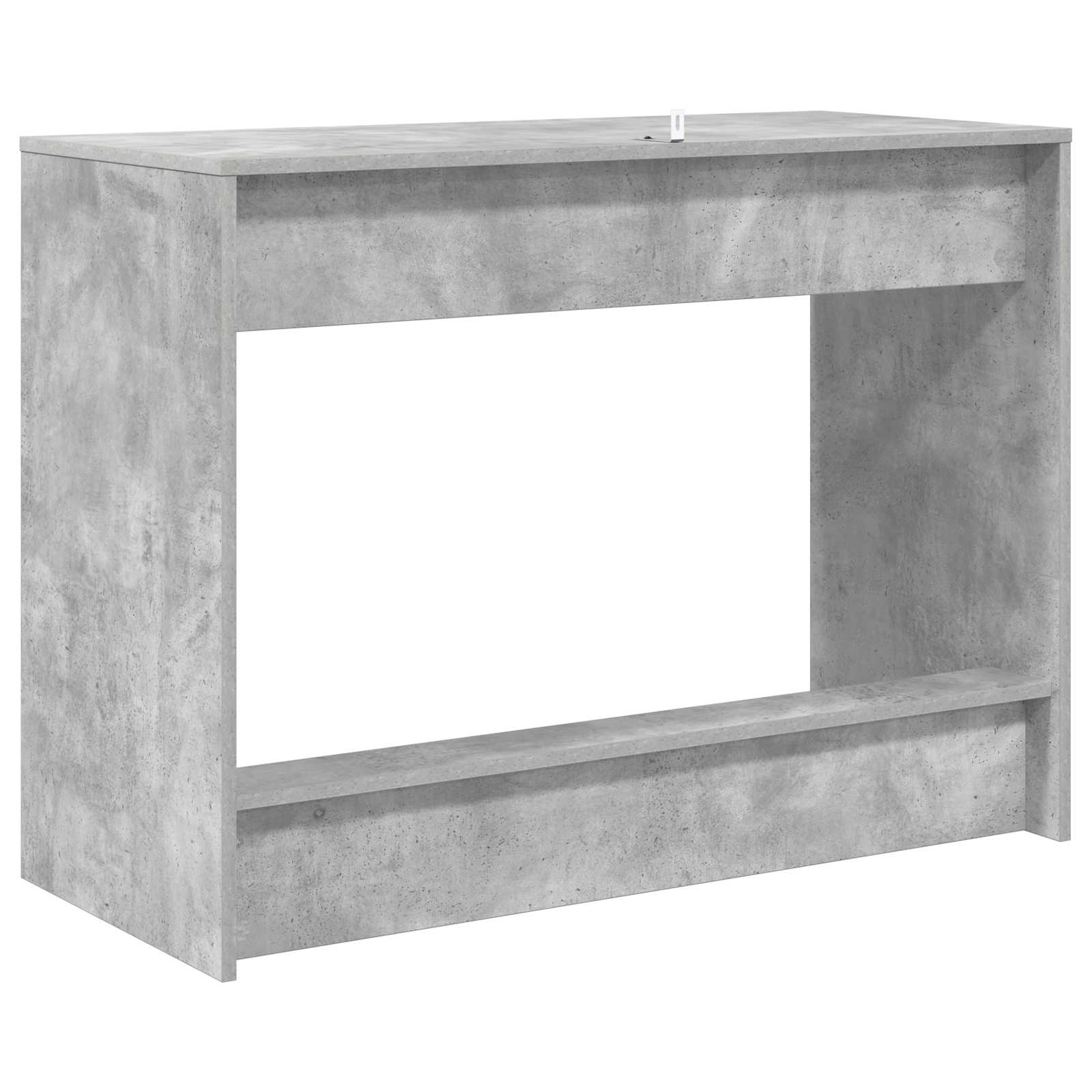 Gultas galds Betona pelēks 100 x 45 x 75 cm Apstrādāta koksne