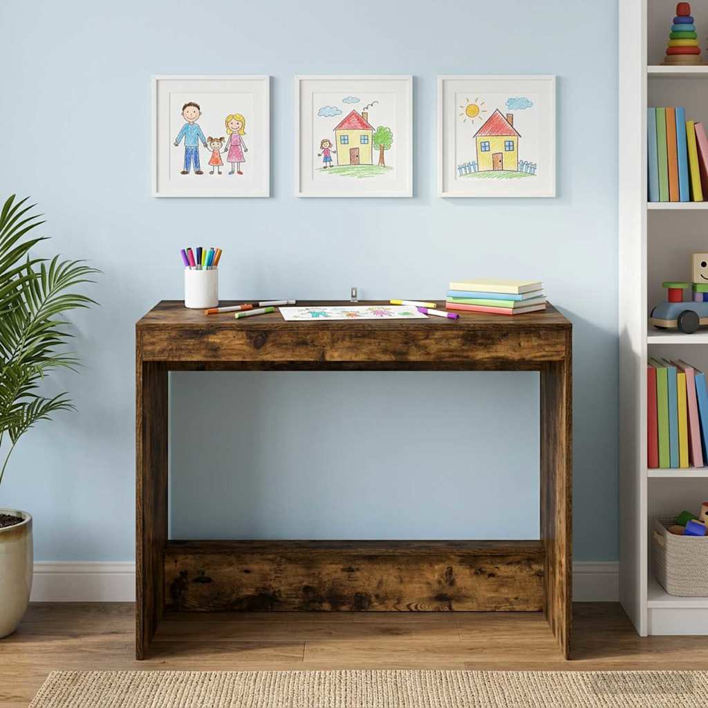 Lovos stalas Rūkyta ąžuolas 100 x 45 x 75 cm Apdirbta mediena