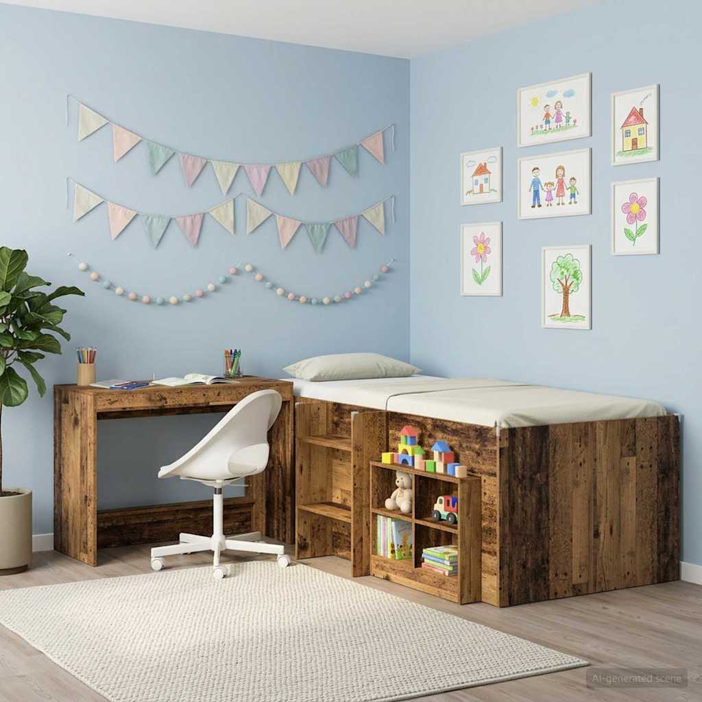 Lovos stalas Senas medis 100 x 45 x 75 cm Apdirbta mediena