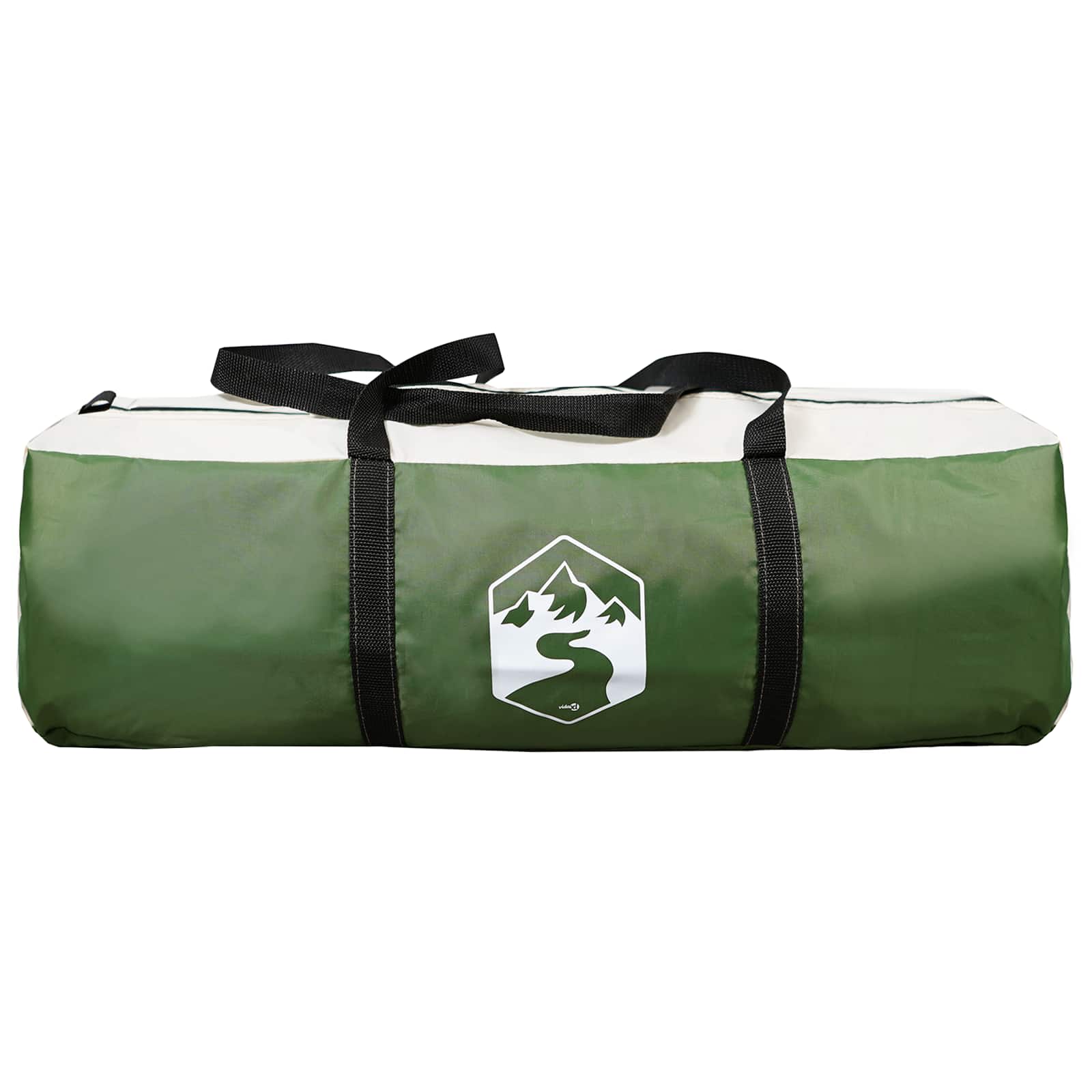 Automobilių palapinė Žalia 350 x 250 cm Poliesteris ir plienas